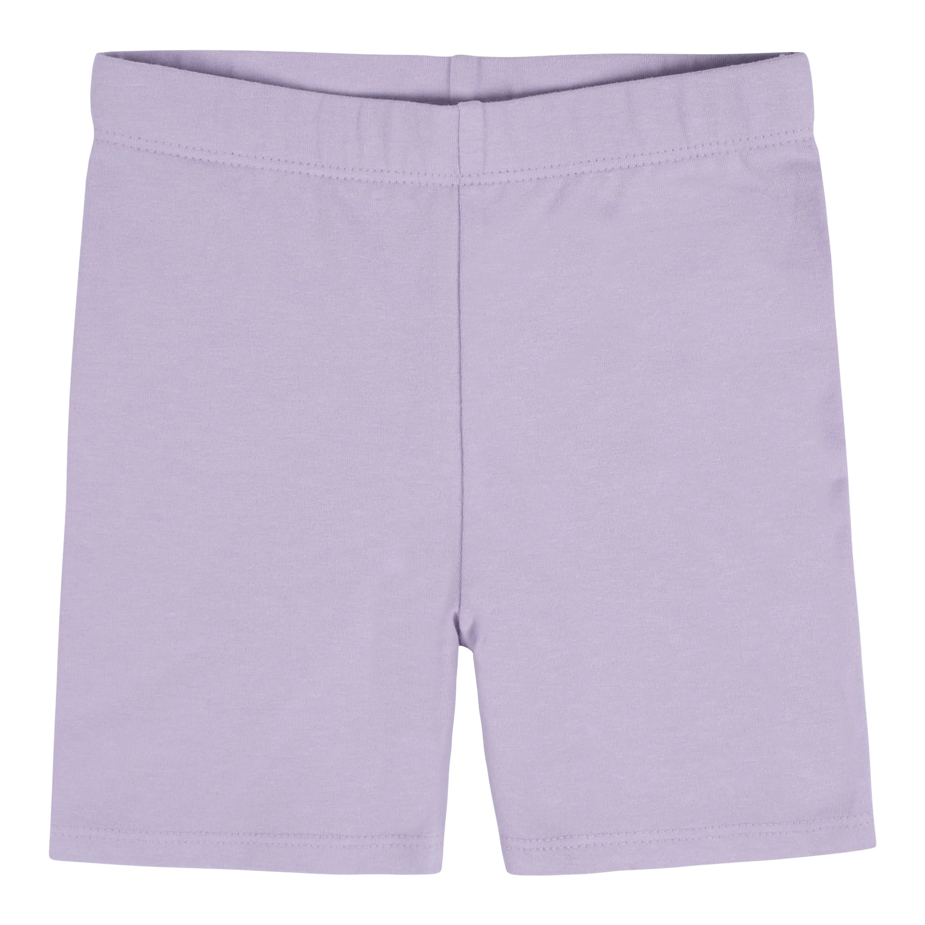 2-Pack Infant & Toddler Girls Pink & Purple Pull-On Bike Shorts