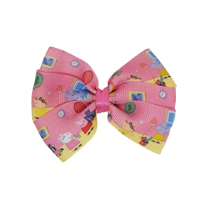 Bella Hair Bow - Peppa Pig and Friends 7cm