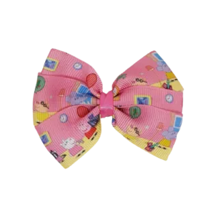 Bella Hair Bow - Peppa Pig and Friends 7cm