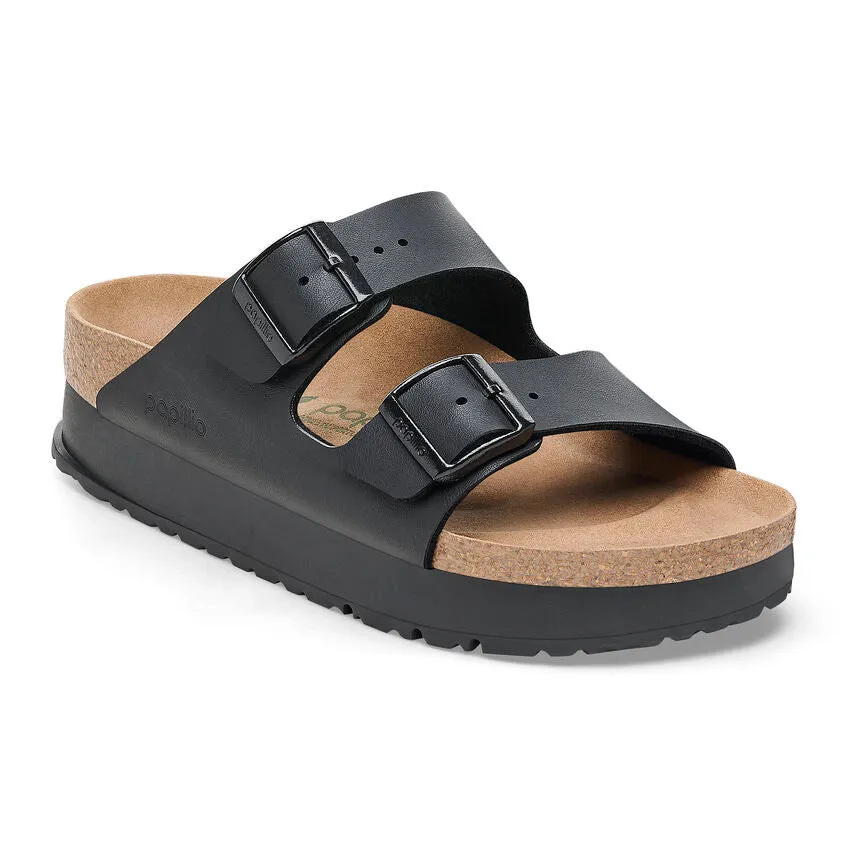 Birkenstock Arizona Flex Platform 
Birko-Flor - Black Birko Flor