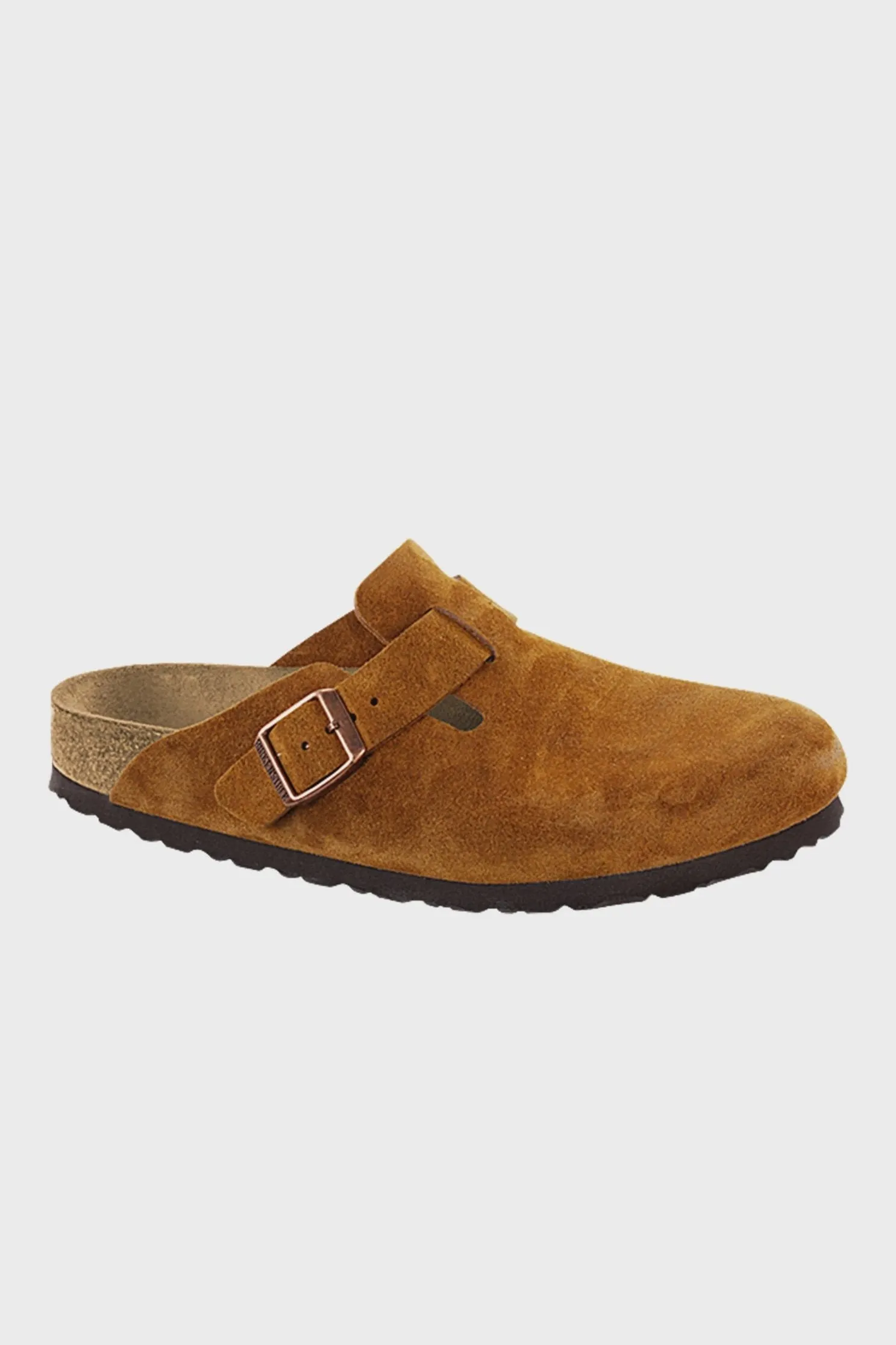 BIRKENSTOCK Boston SFB - Mink suede leather regular