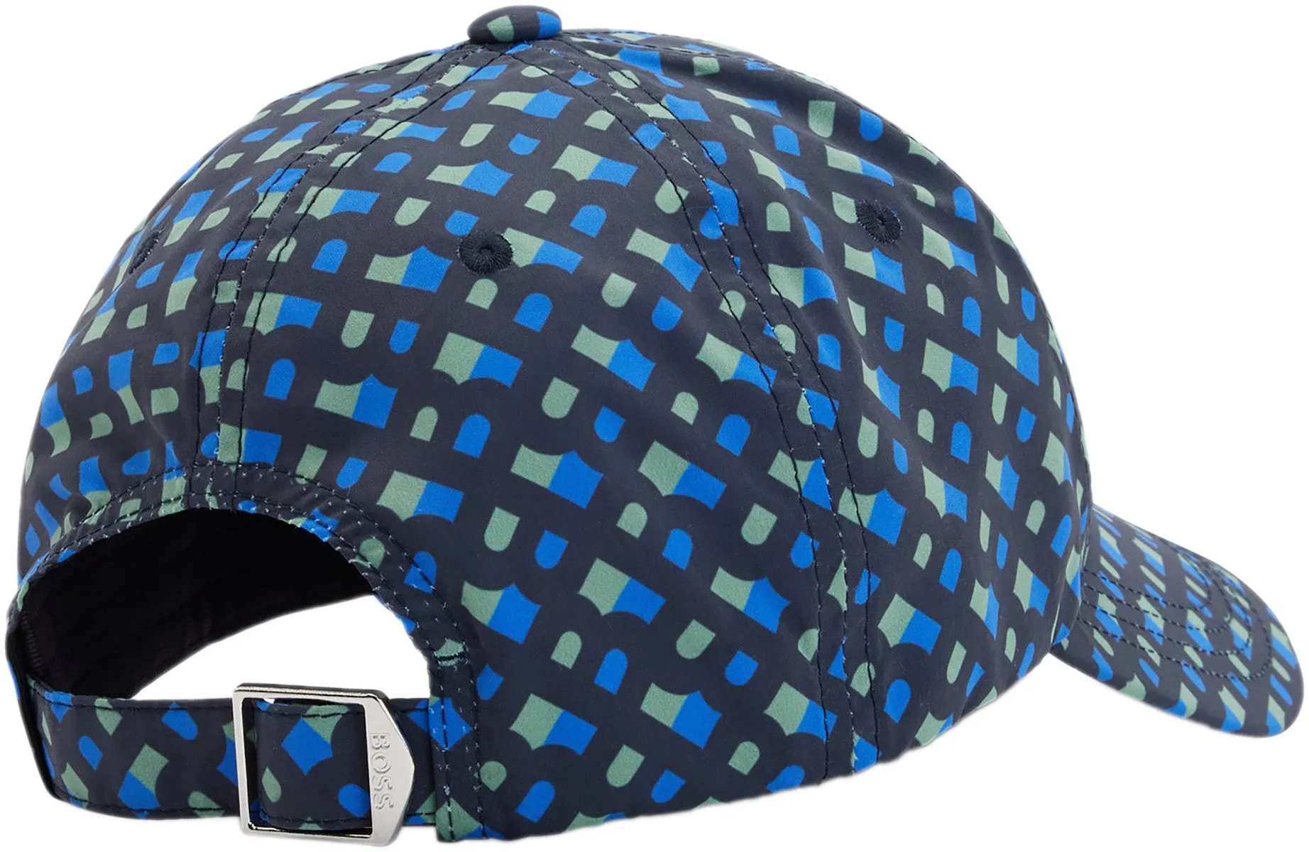 Boss Zed P Cap In Blue Multi Logo