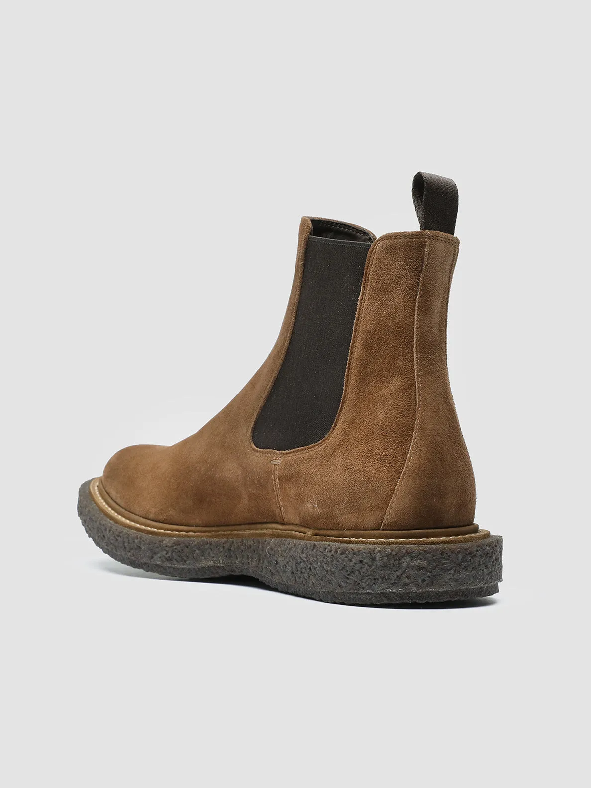 BULLET 002 - Brown Suede Chelsea Boots