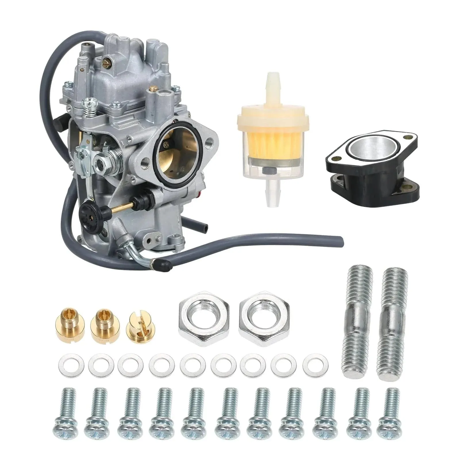 Carburetor Intake Replacement for Yamaha Warrior 350 YFM 350 Yfm350 1987-2004 Atv Quad Carb Car Accessories