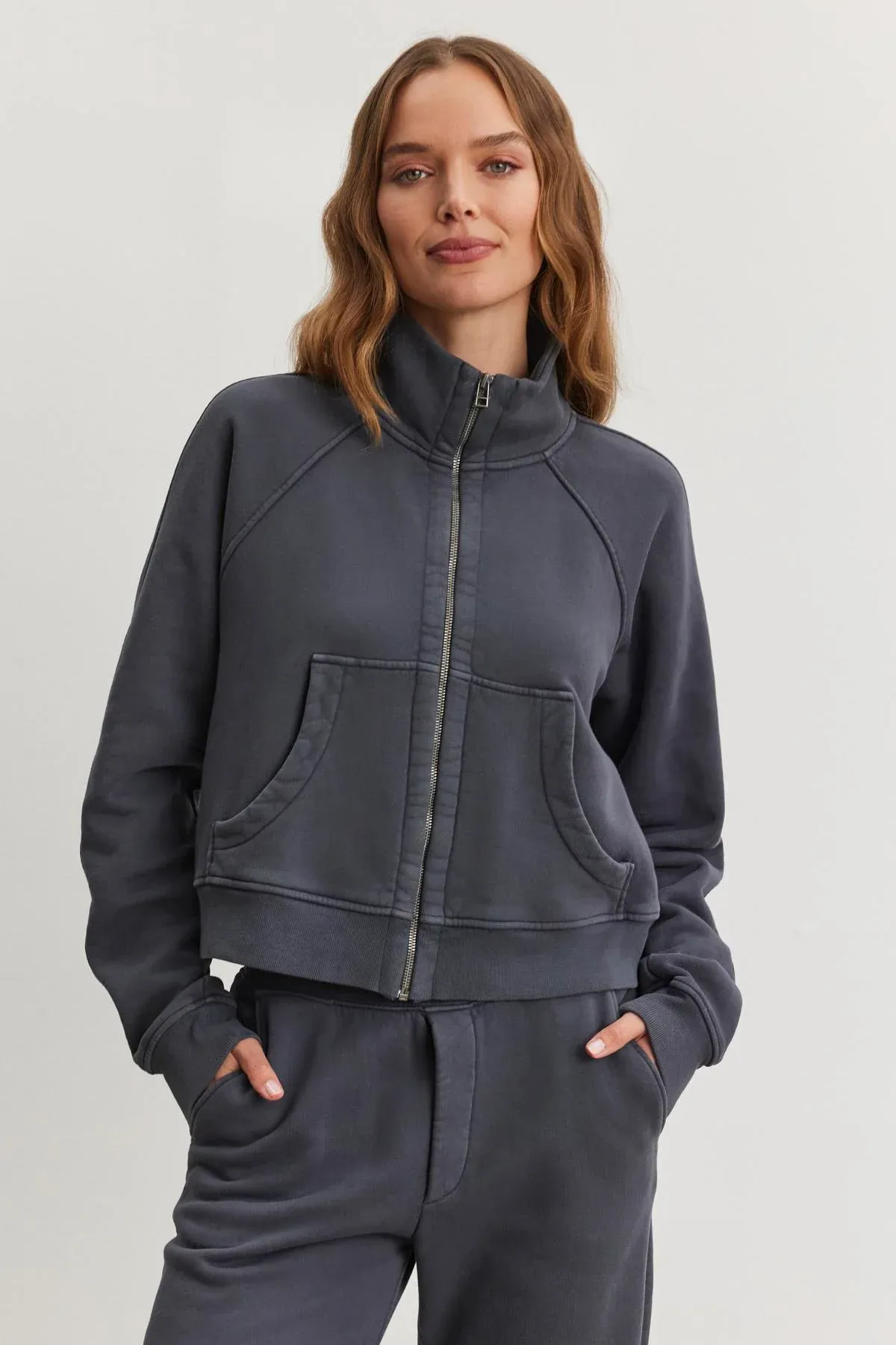 Cecilia Full Zip Jacket - Ash