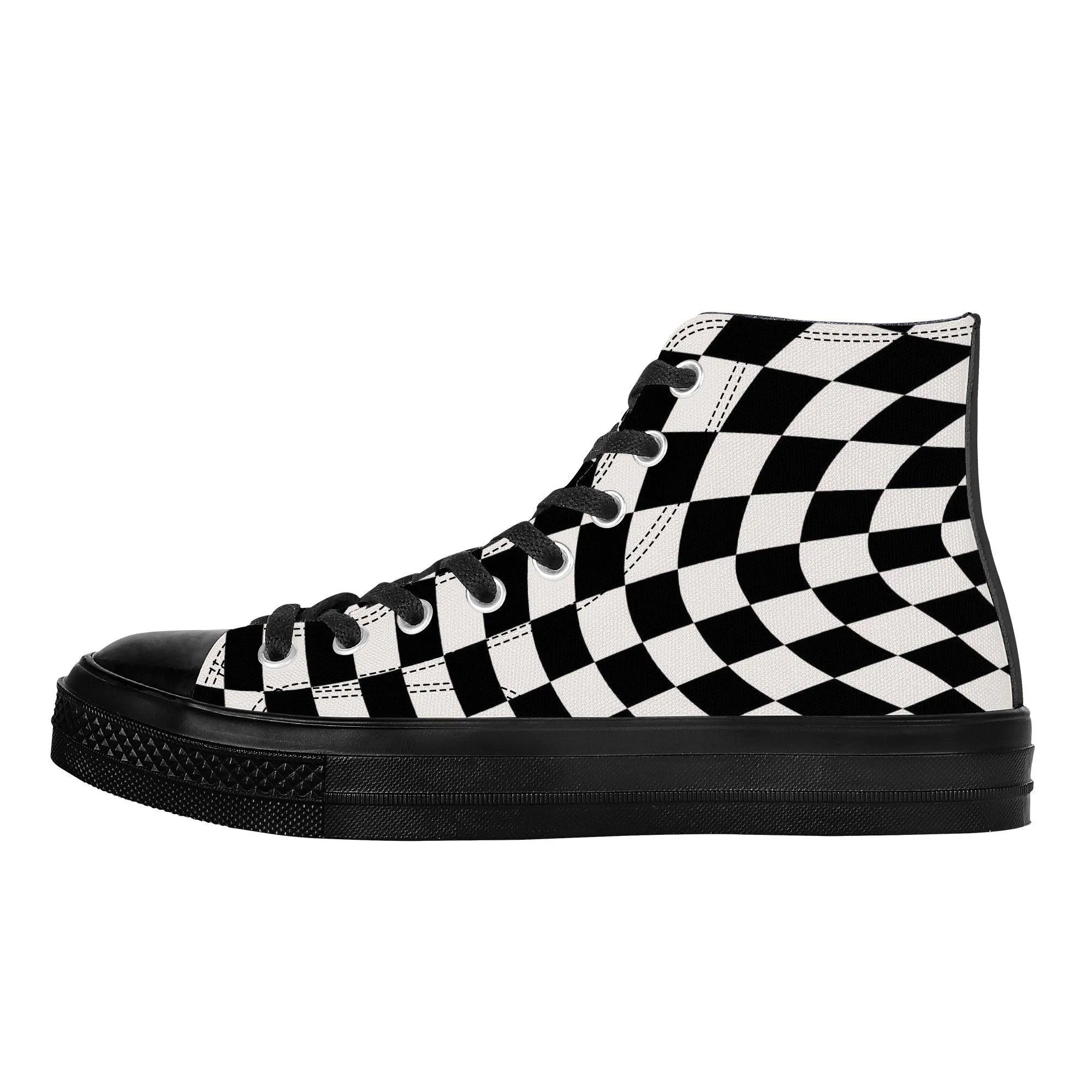 Checkered Hi tops