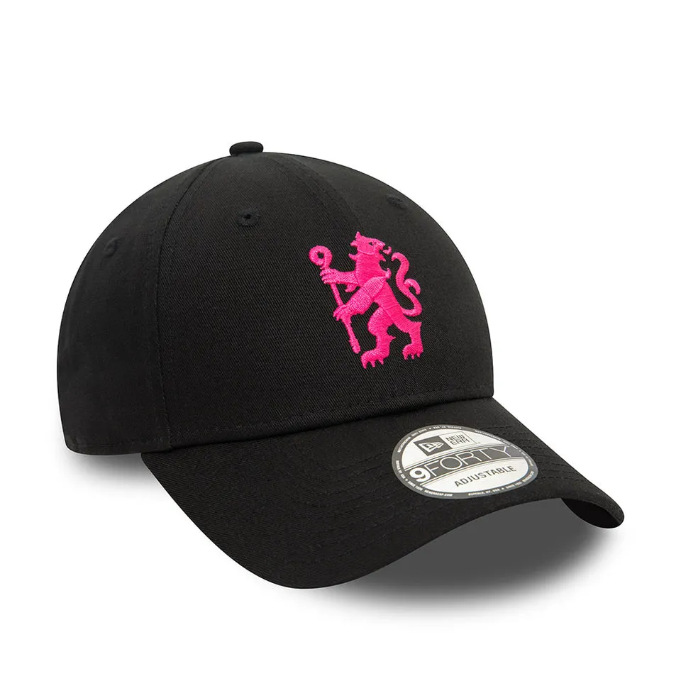 Chelsea Seasonal New Era 9 FORTY Seasonal Cap- Black/Pink