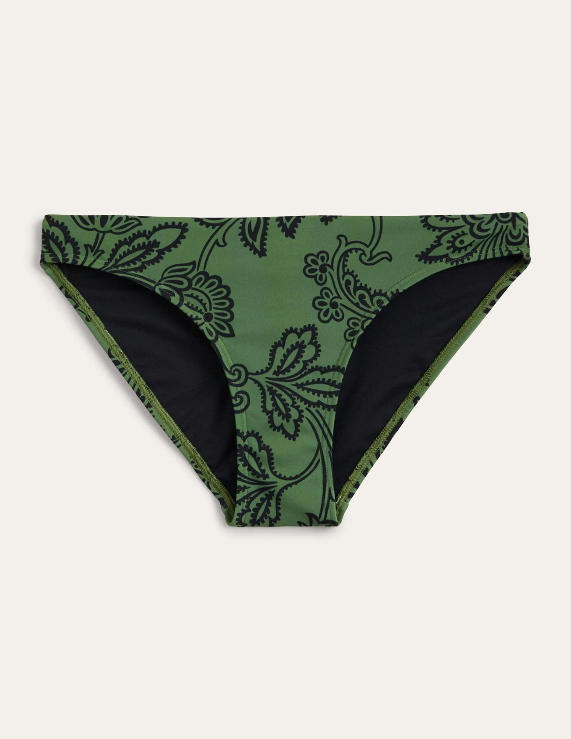 Classic Bikini Bottoms-Winter Green, Meadow