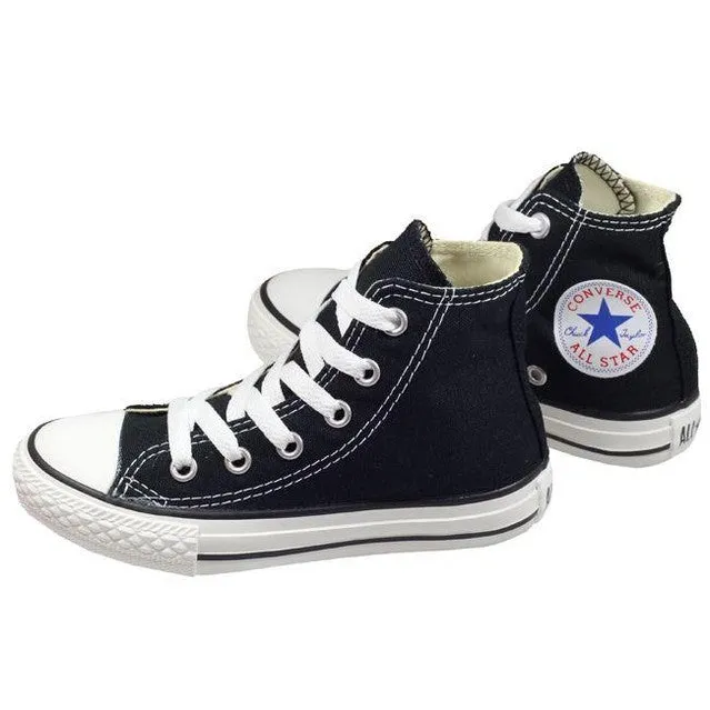 Converse Shoes Kids All Star High Black White