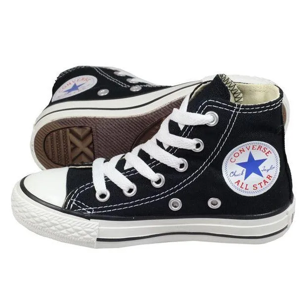 Converse Shoes Kids All Star High Black White