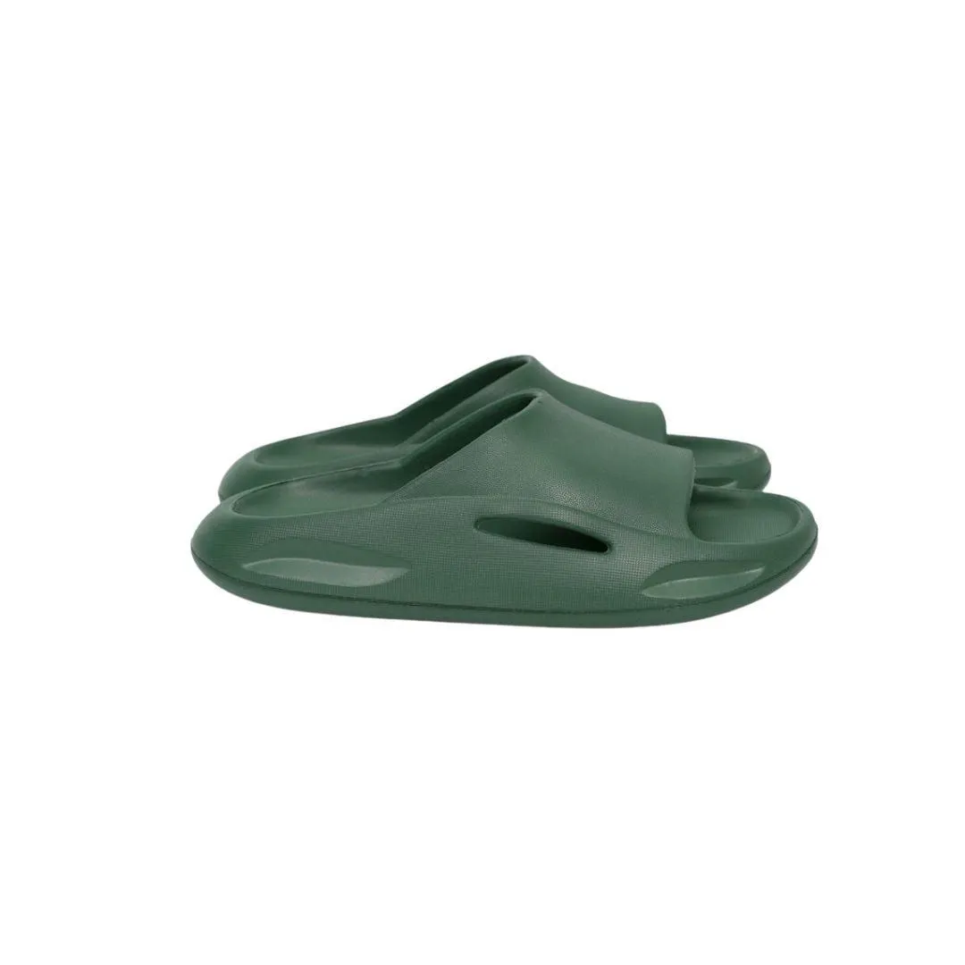 Cubs Kids Pillow Slipper High Platform (Army Green)