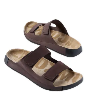 Ecco Two-Band Slide Sandal