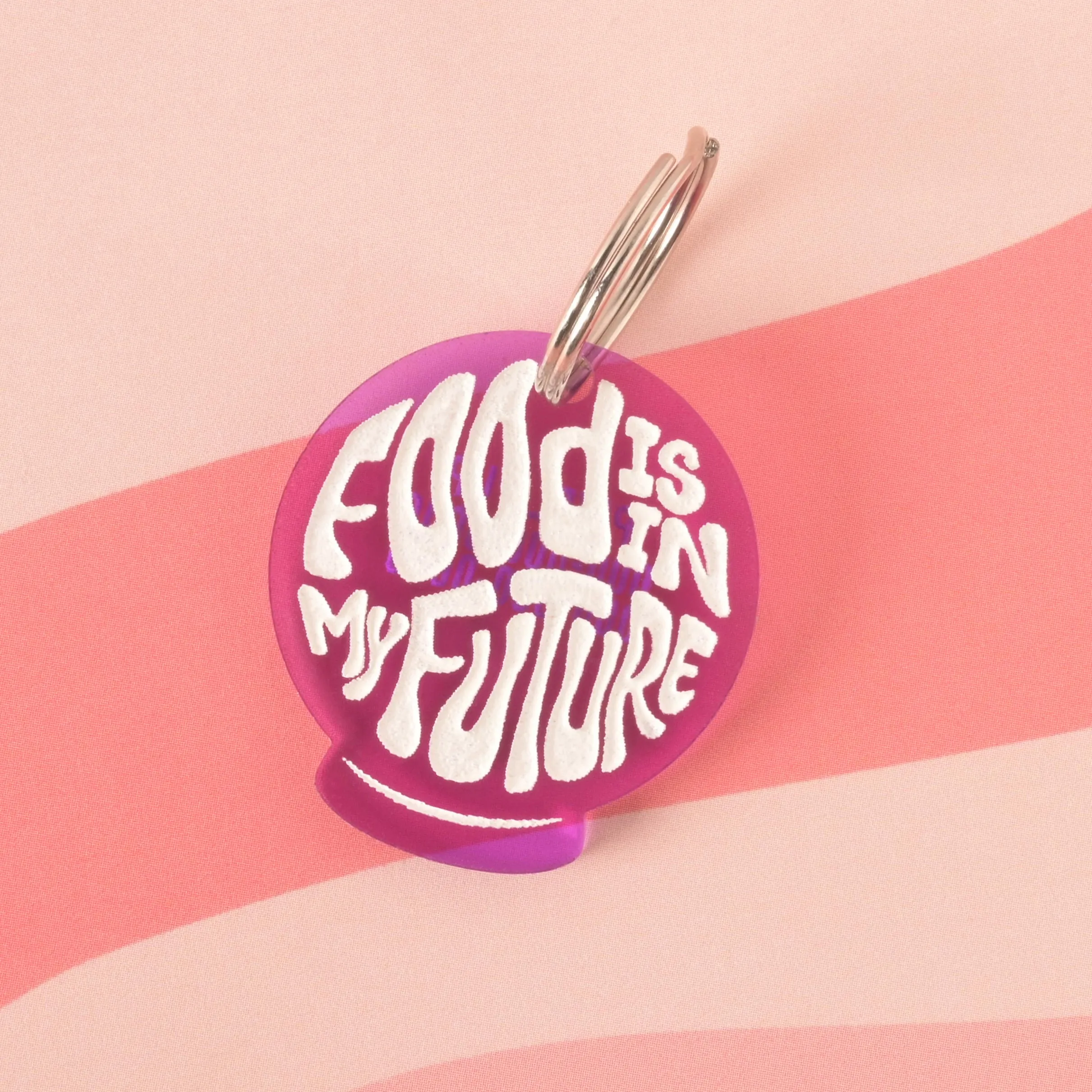 Food is in my Future, Magic Crystal Ball Personalized Pet Tag