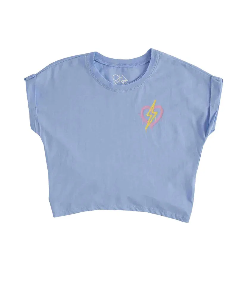 Girls Heart Bolt Tee