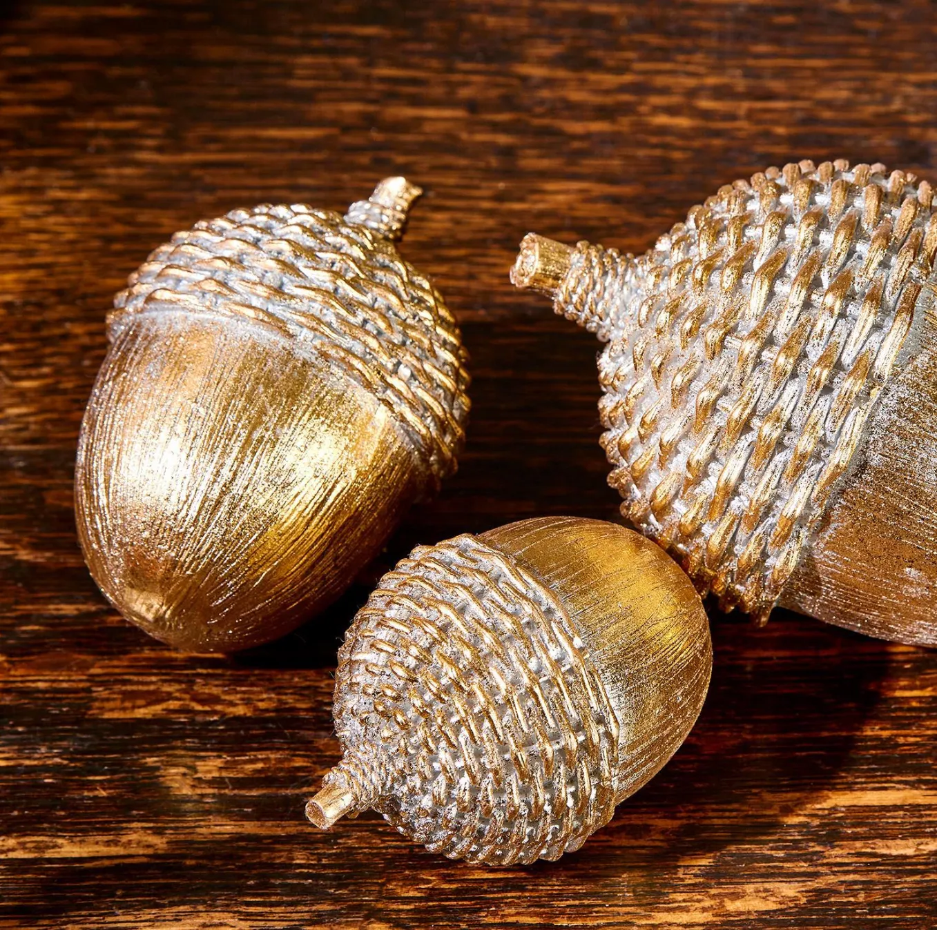 Gold Acorn Decor