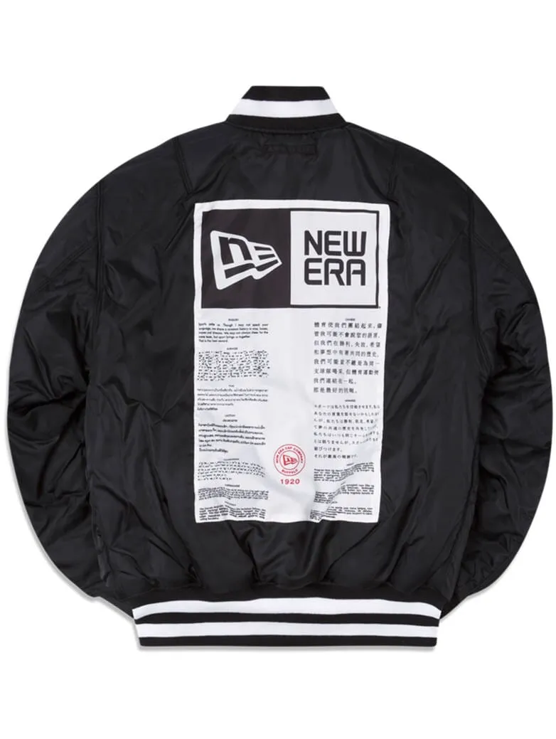 GREEN BAY PACKERS X ALPHA X NEW ERA MA-1 BOMBER JACKET