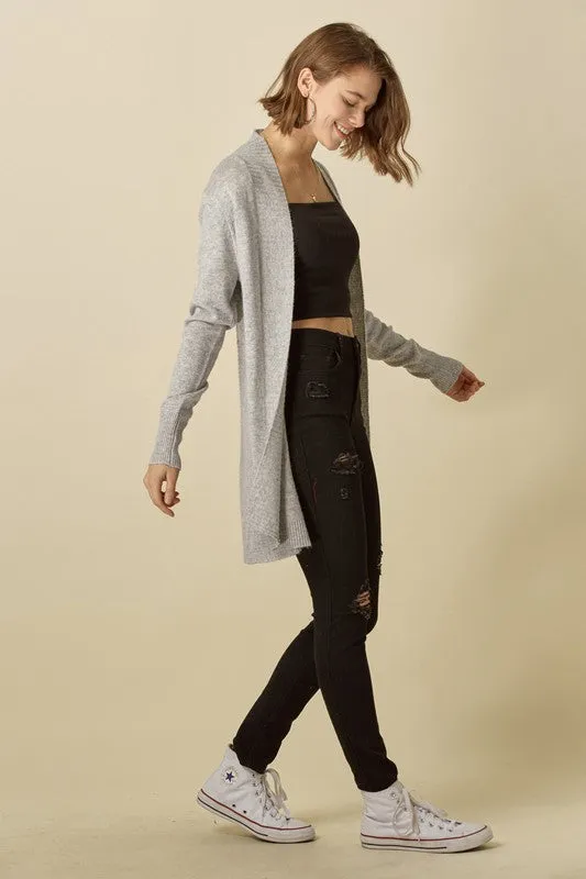 Heather Gray Cardigan