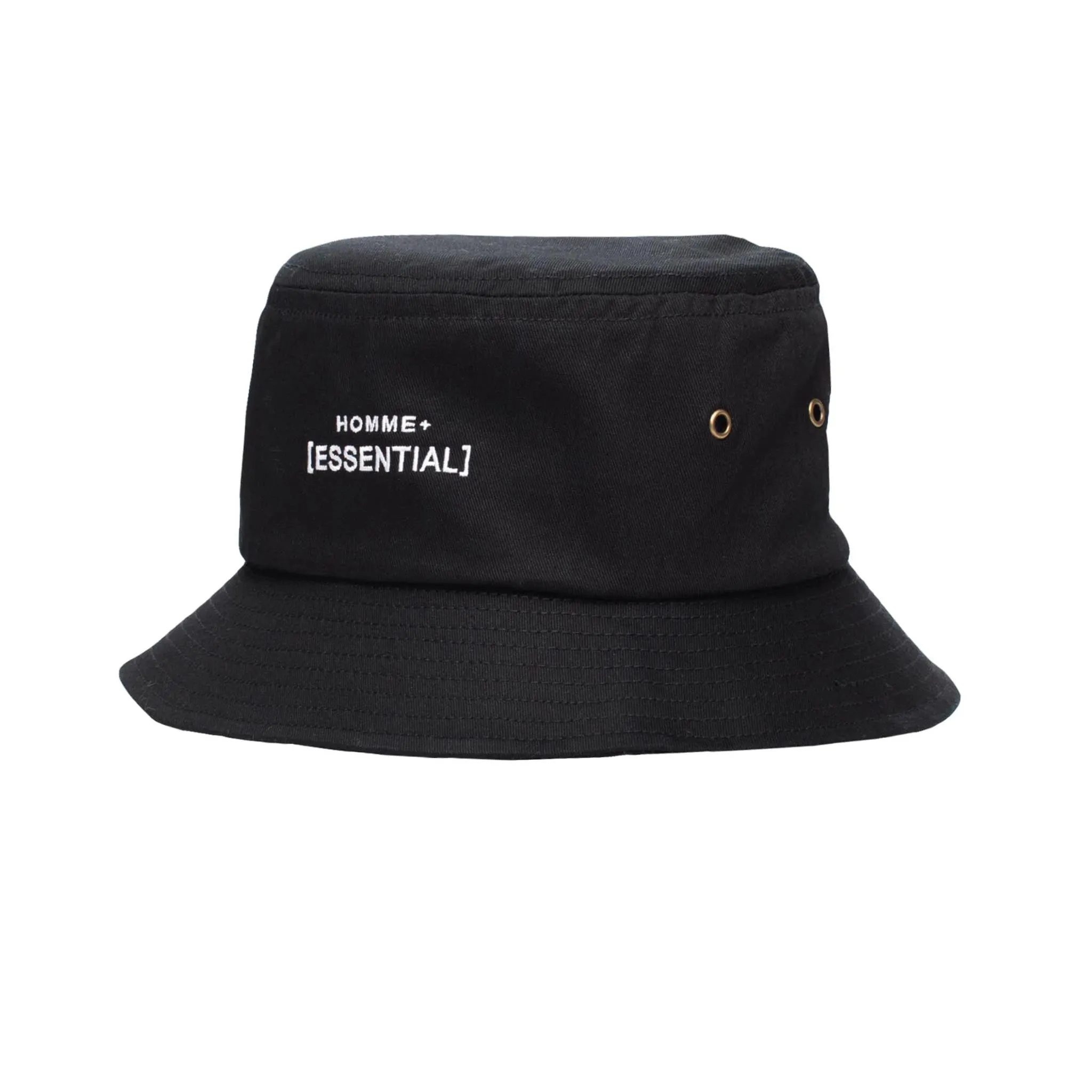 HOMME  ESSENTIAL Bucket Hat Black/White