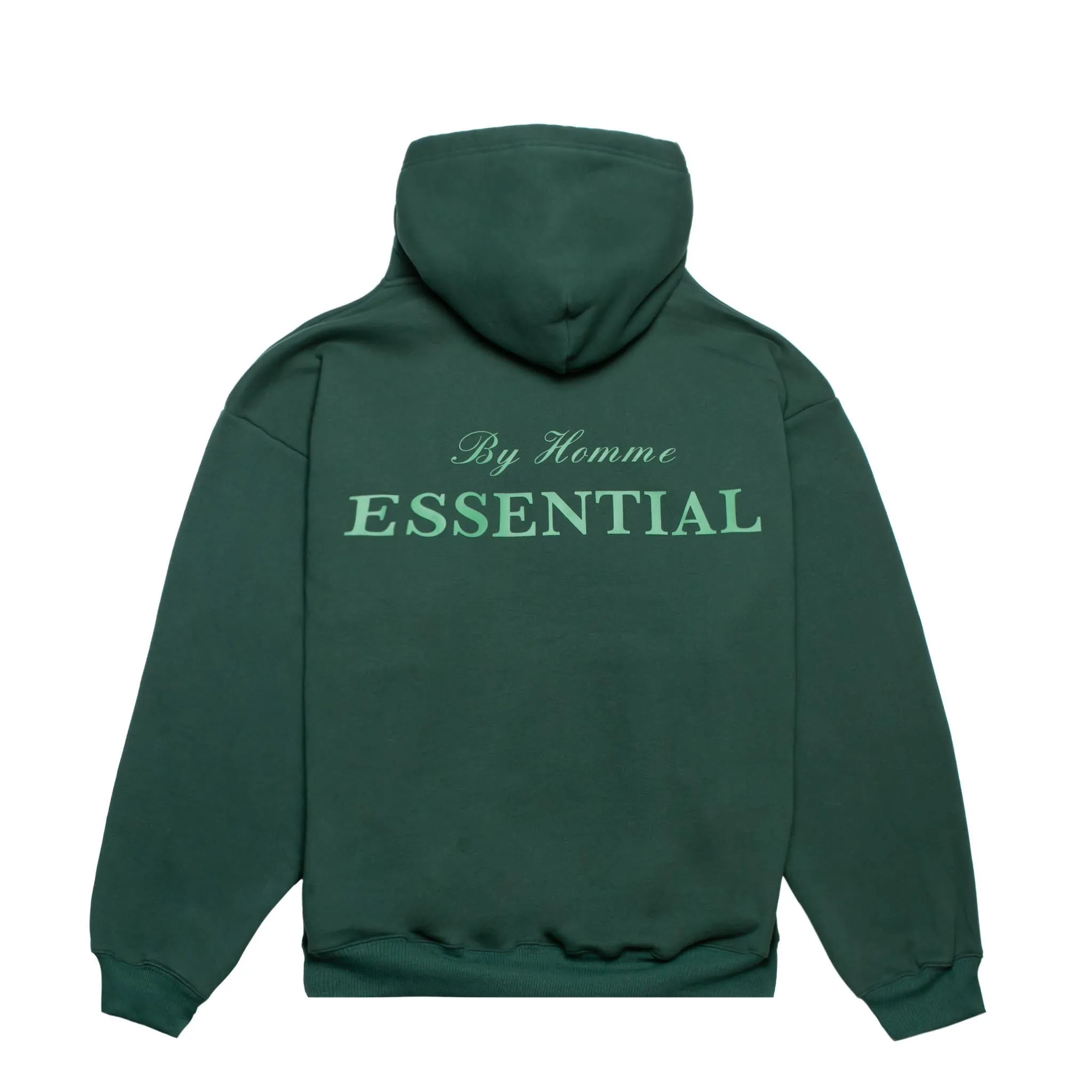 HOMME  ESSENTIAL By Homme Hoodie Dark Forest Green