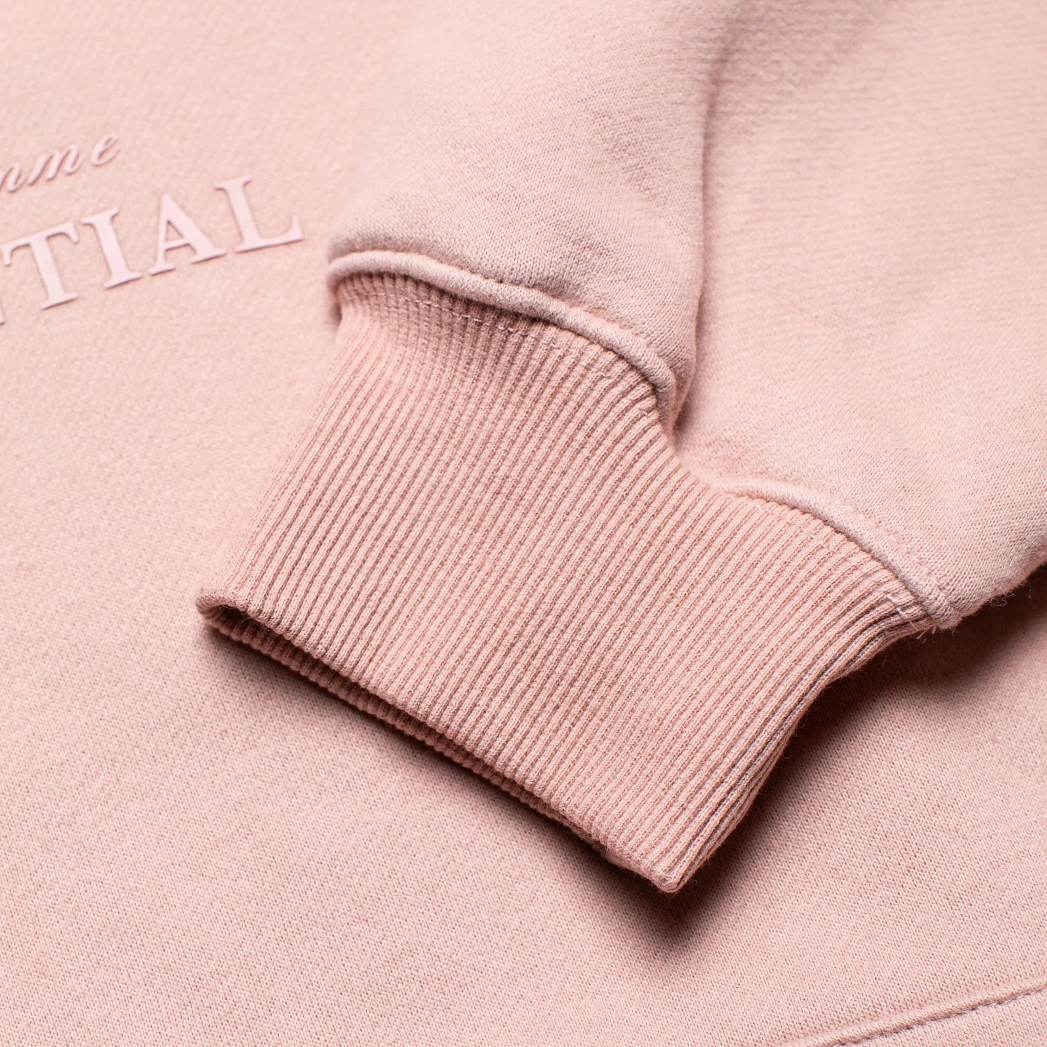 HOMME  'ESSENTIAL' Hoodie Blush