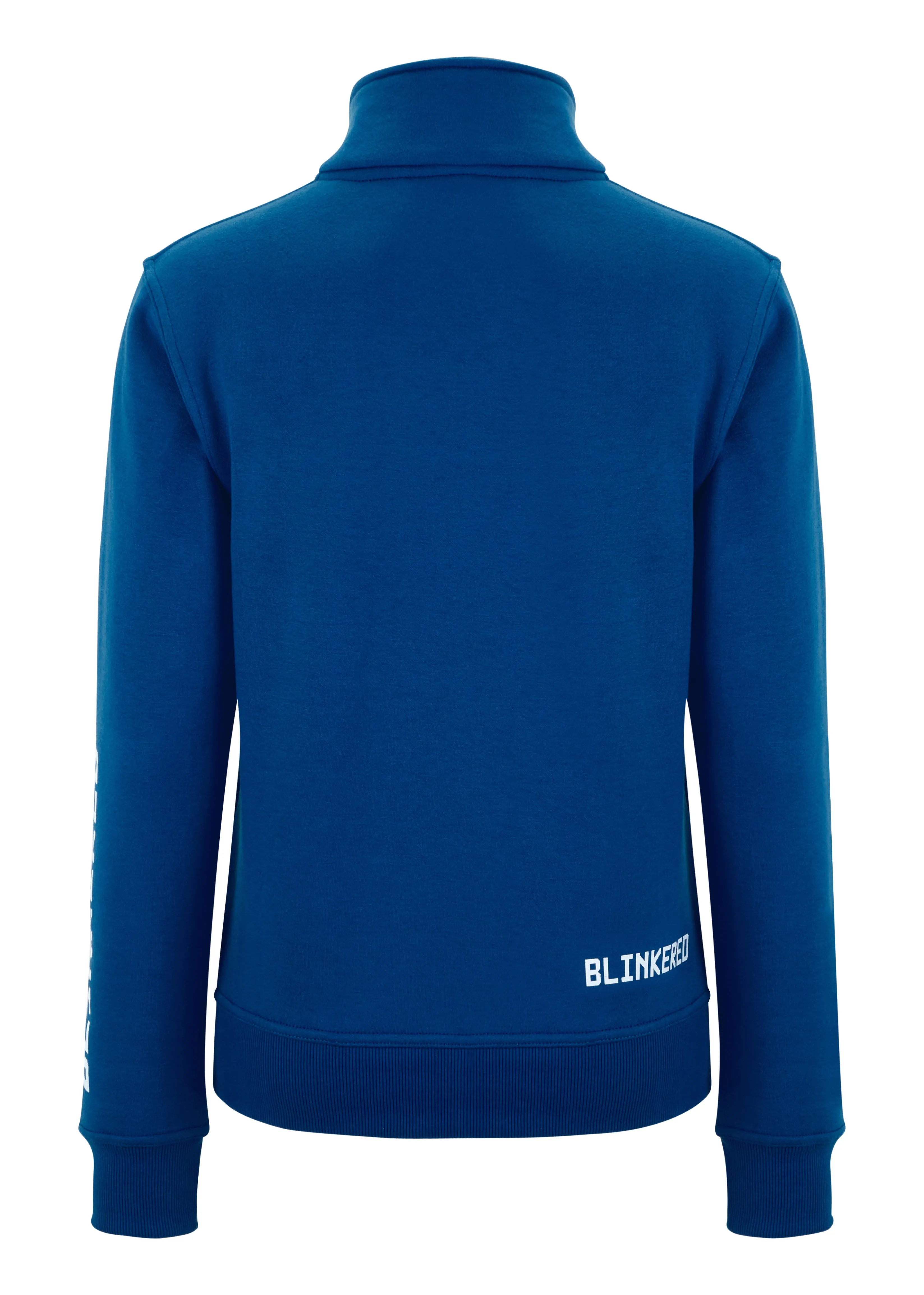 Kids Zip Up Sweatshirt  - A Little Bit Racey - Blue