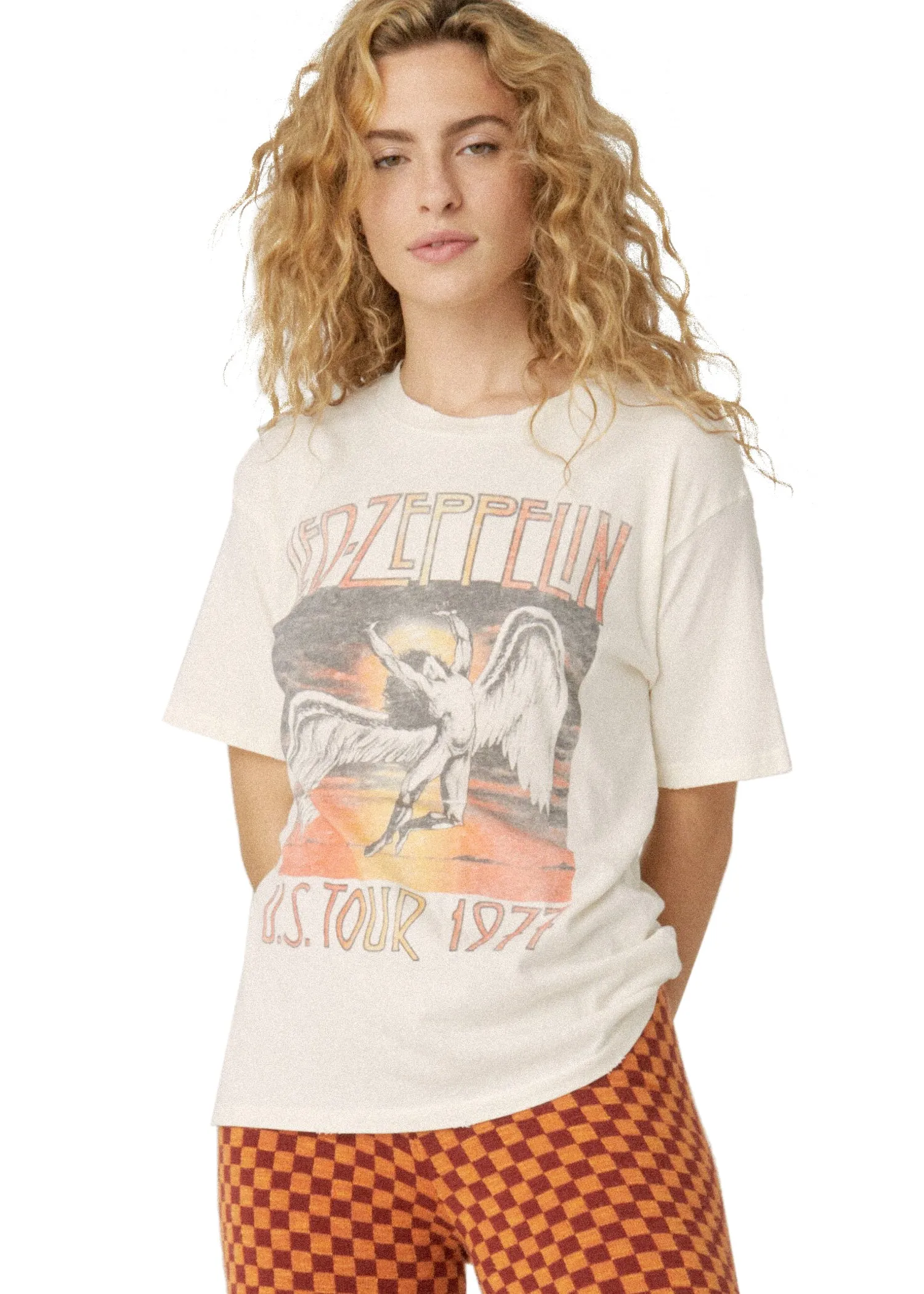 Led Zeppelin Swan Song Band Tee by Daydreamer LA