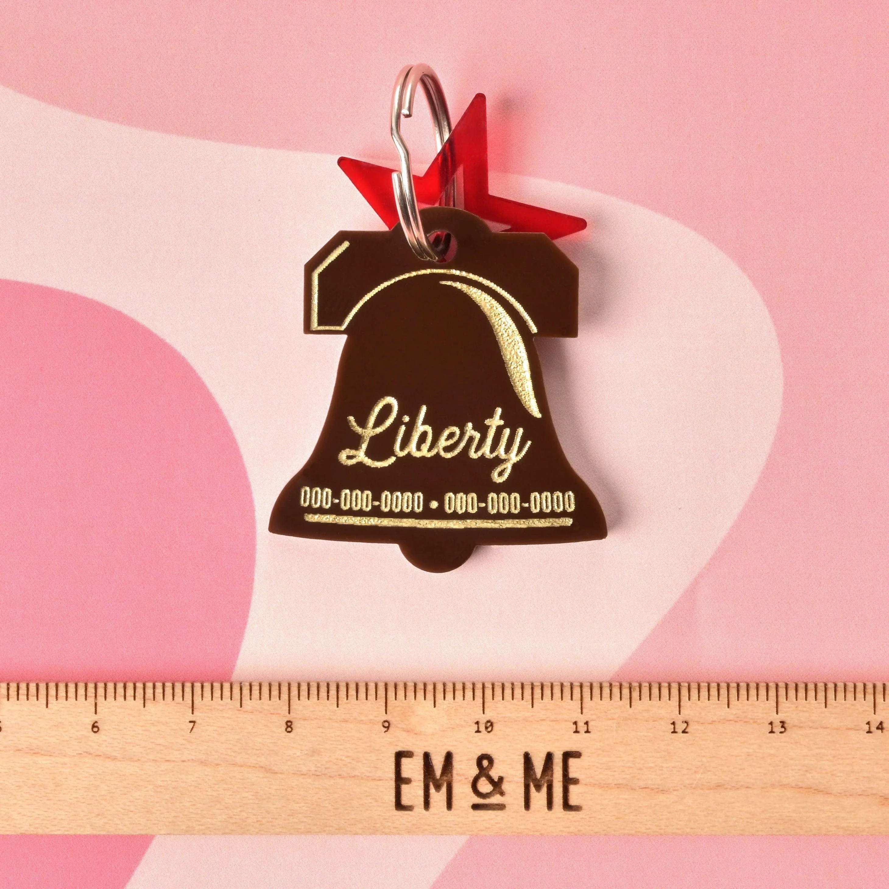 Liberty Bell Personalized Pet Tag