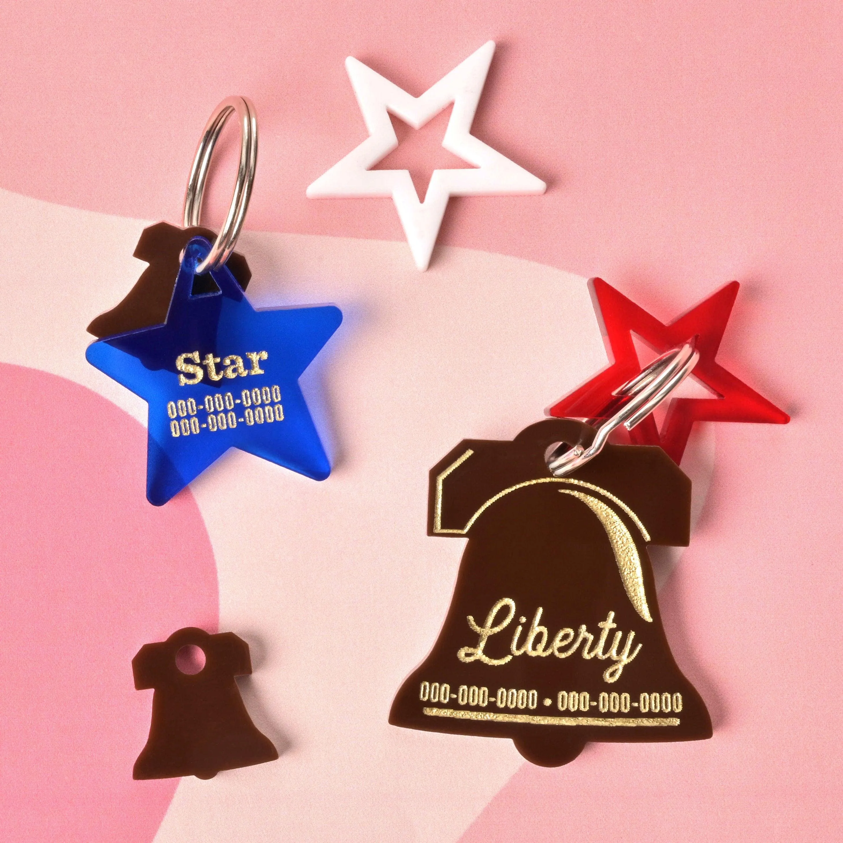 Liberty Bell Personalized Pet Tag