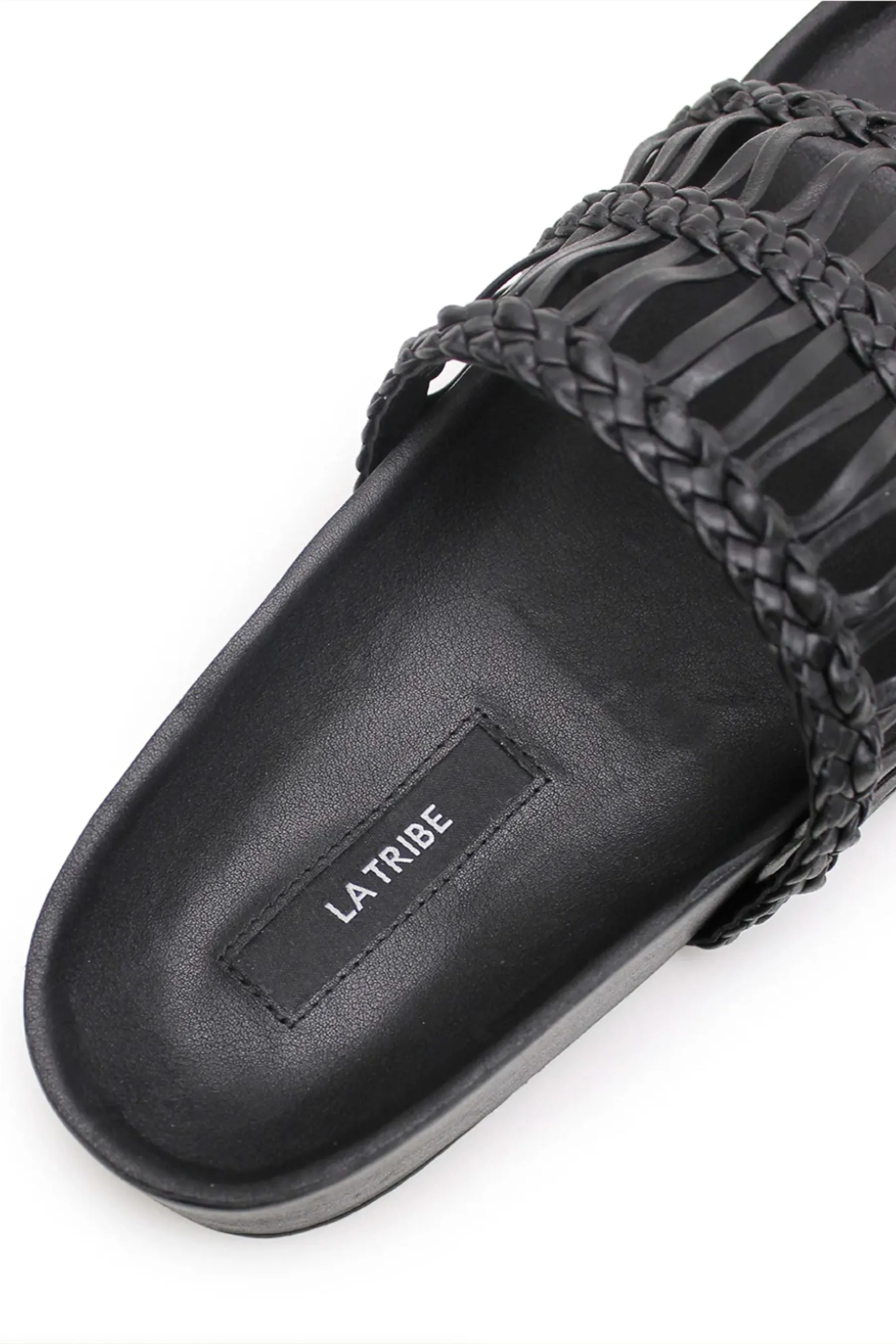 Lou Platform Slide | Black