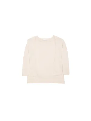 MIHOKO SAITO Cape Sleeve Short Sleeves Top