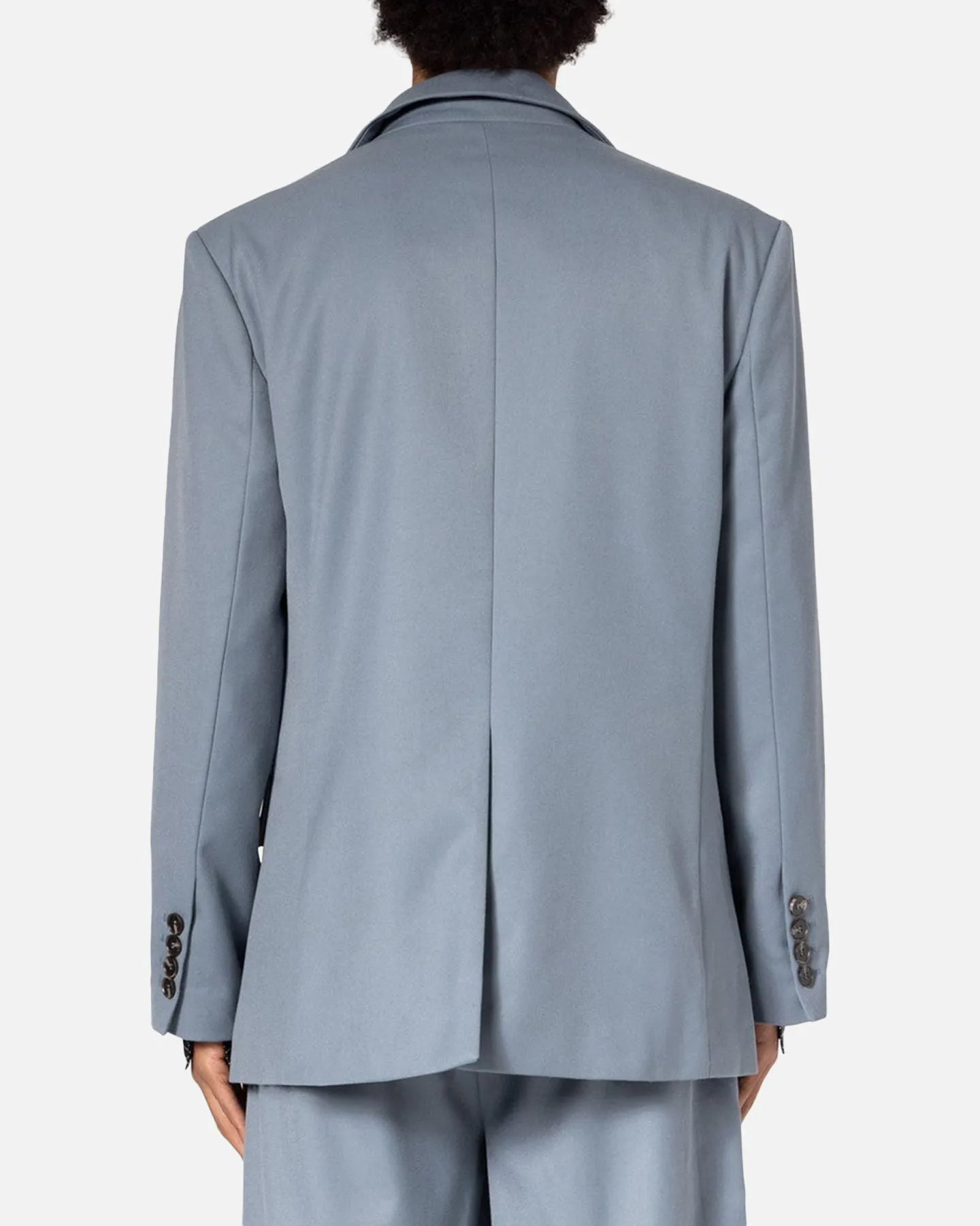 MNML Double Breasted Suit Jacket Teal