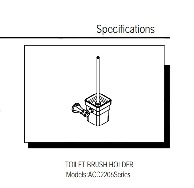 Moen ACC2206ORB toilet brush holder ORB