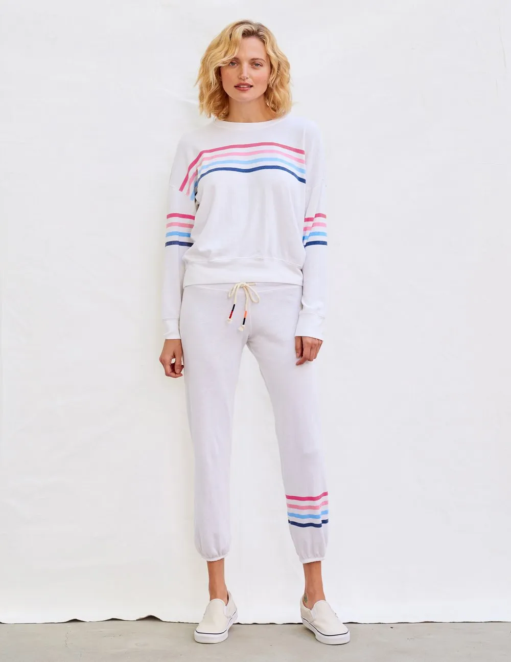 Multi Stripe Sweatshirt