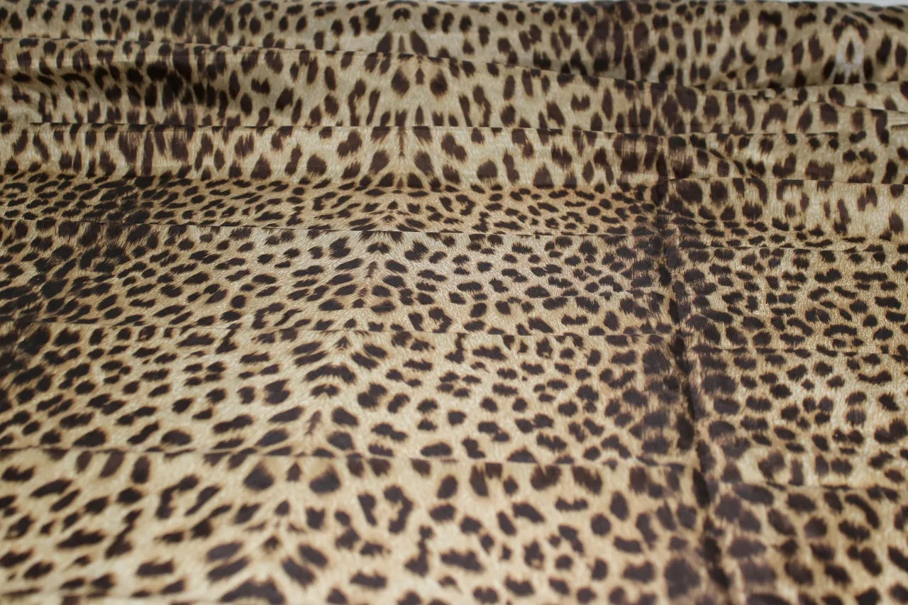 NY Designer Wide Animal Print Lining - Browns