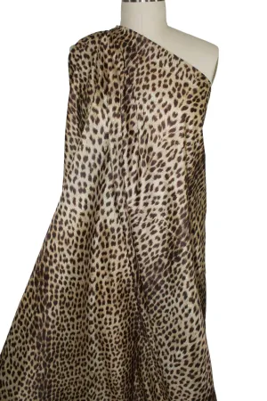 NY Designer Wide Animal Print Lining - Browns