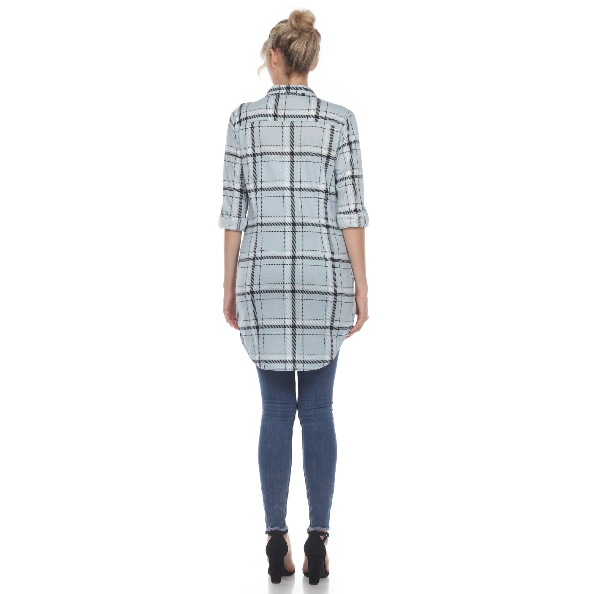 Plaid Tunic Shirt