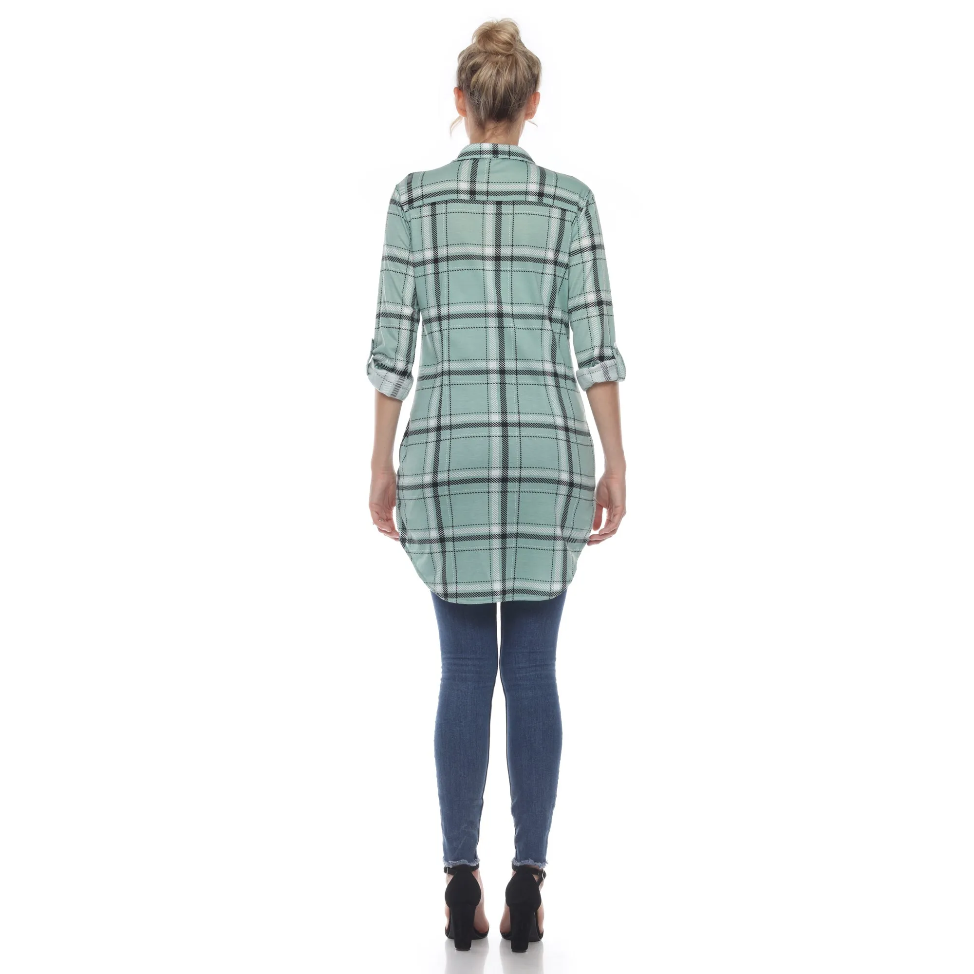 Plaid Tunic Shirt