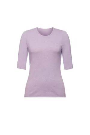 Short Sleeve Perfect Crewneck Lilac