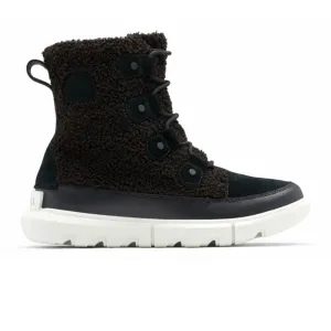 Sorel Explorer II Joan Cozy Mid Boot (Women) - Black/Tea Light