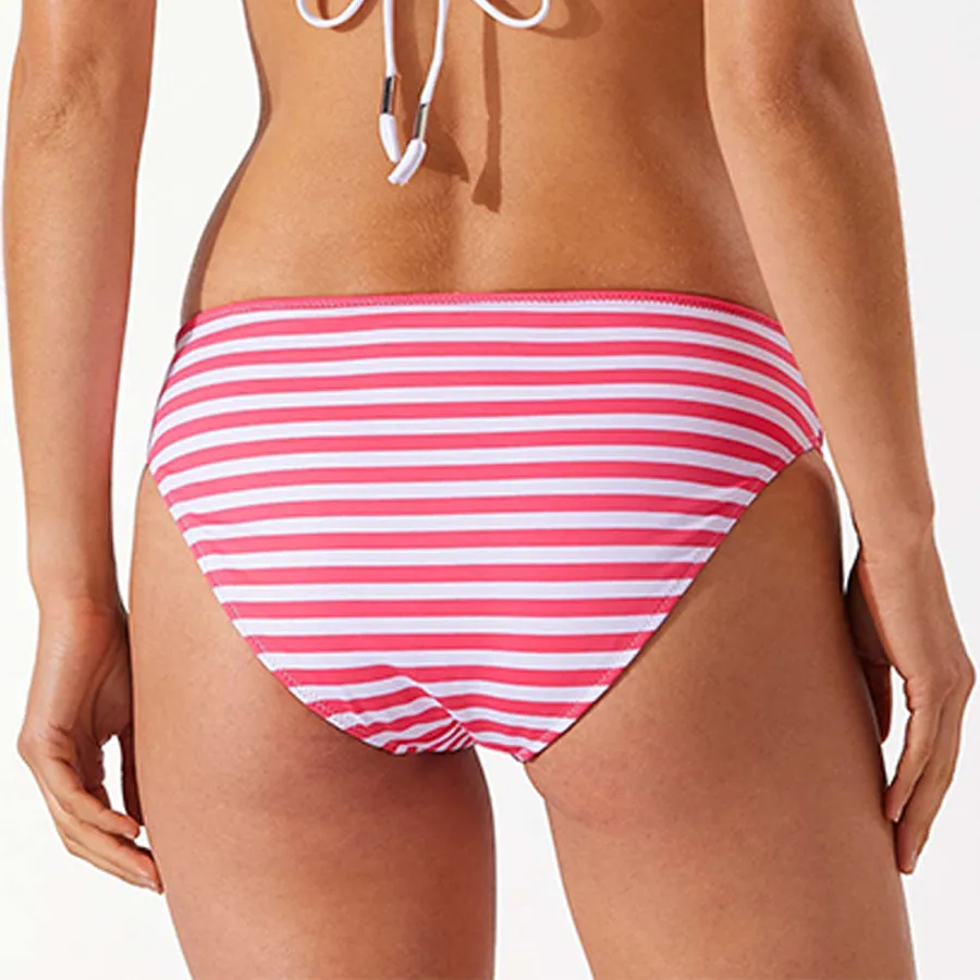 Tommy Bahama High Waist Bottom SS200272 - Breaker Bay Stripe Coral Coast