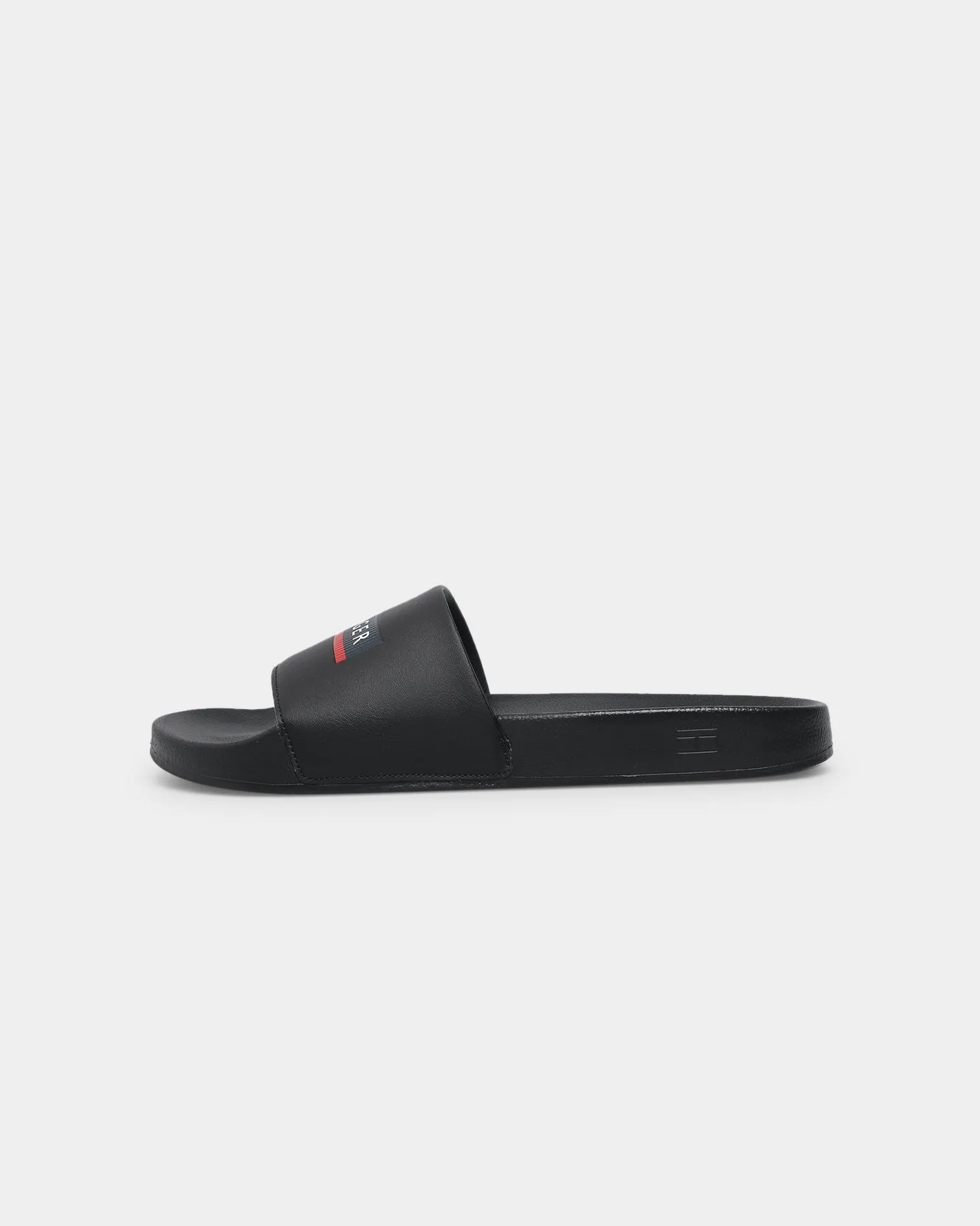 Tommy Jeans Seasonal Emboss Pool Slides Black