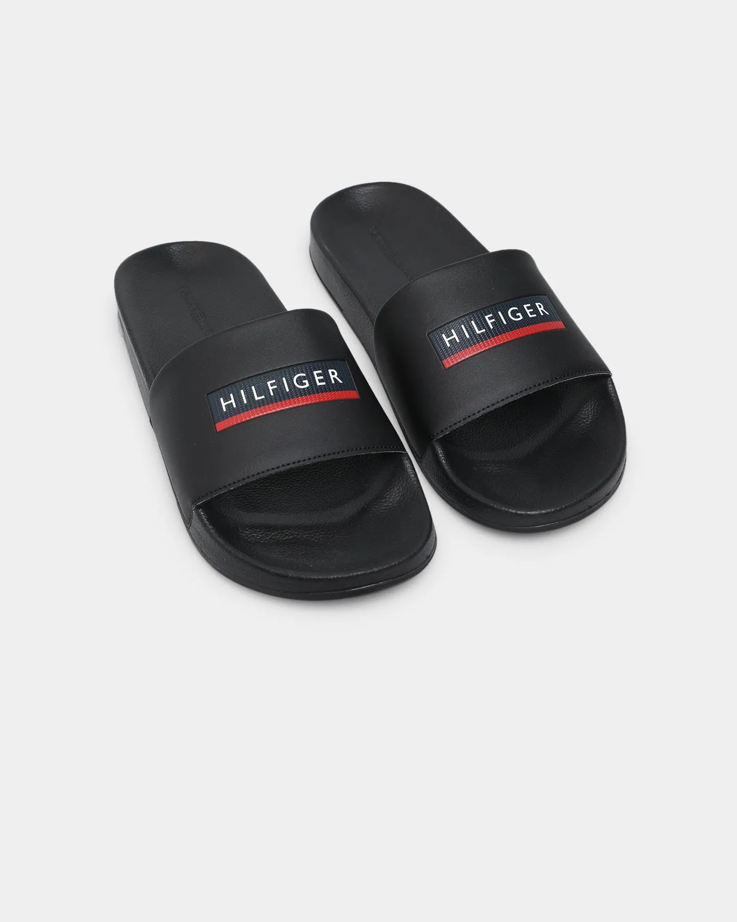 Tommy Jeans Seasonal Emboss Pool Slides Black