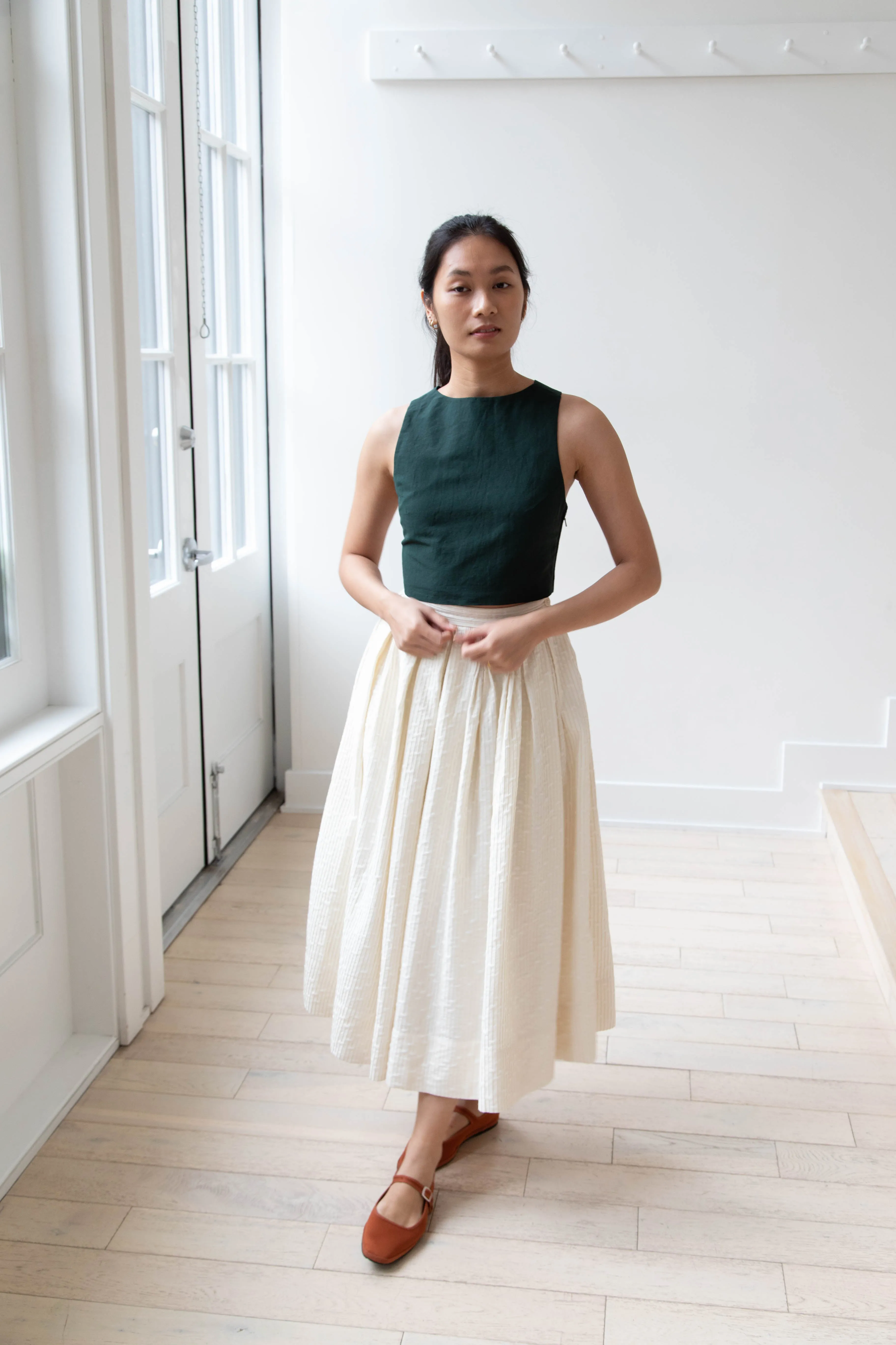 Unisecon | Perla Skirt in Cream