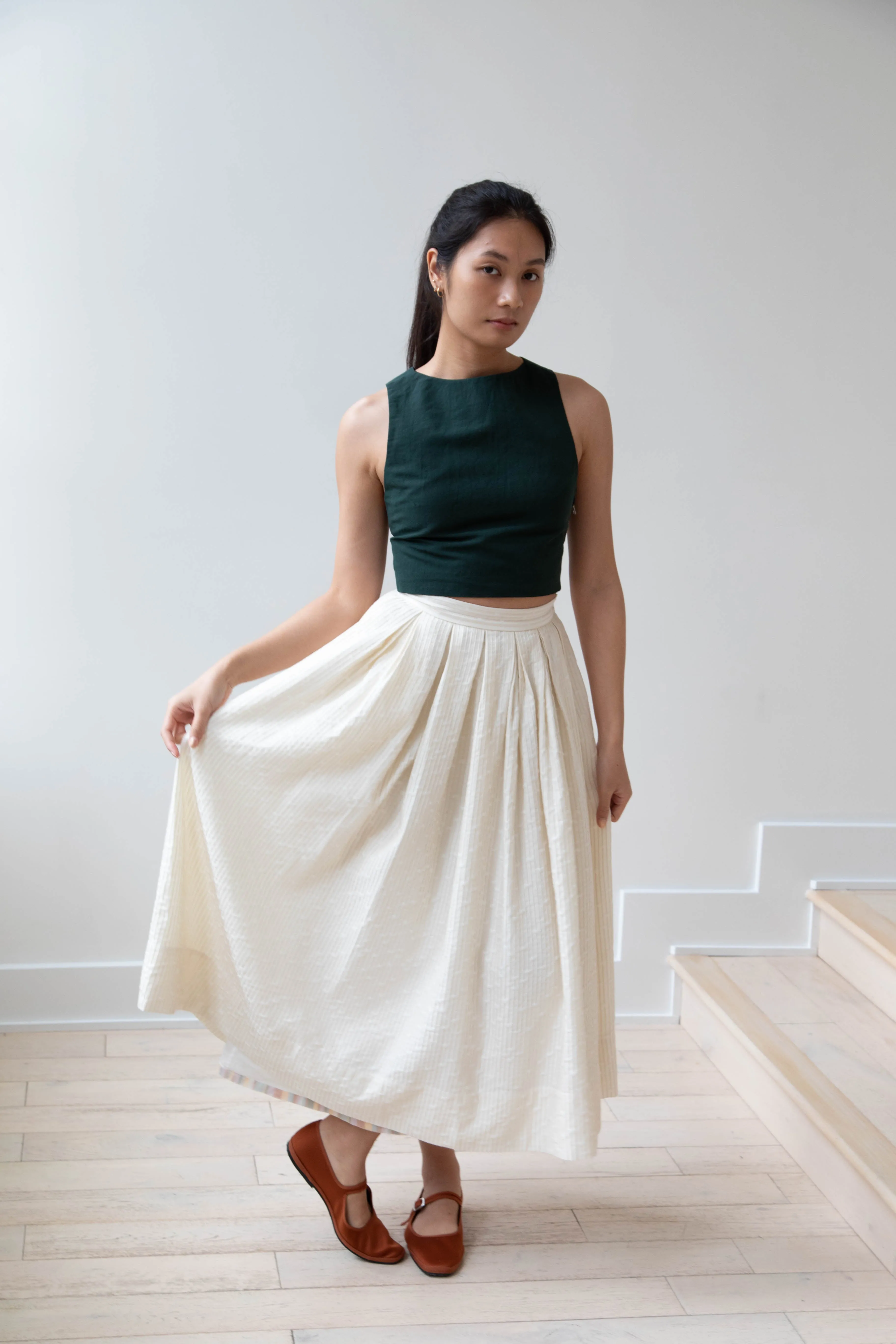 Unisecon | Perla Skirt in Cream