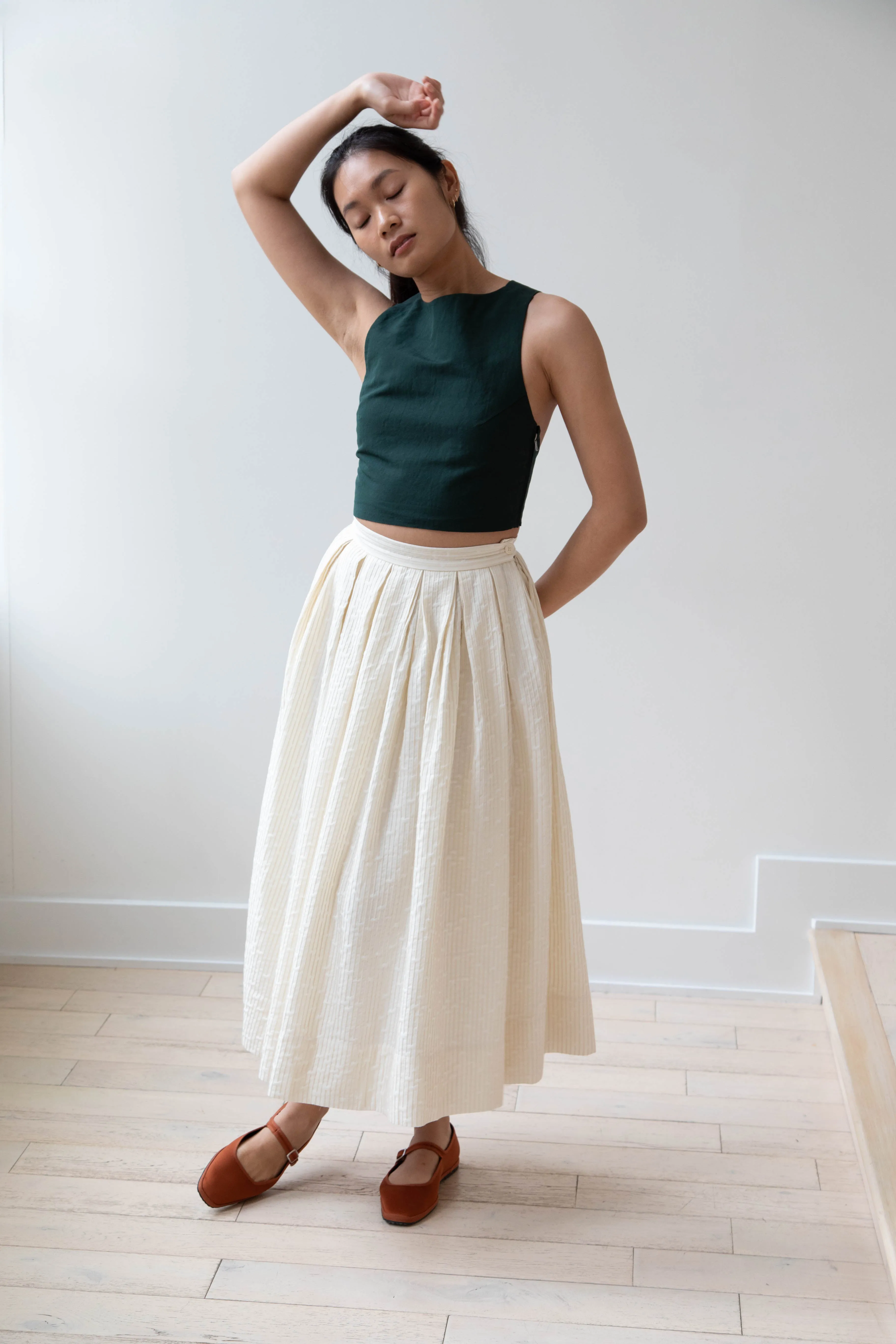 Unisecon | Perla Skirt in Cream