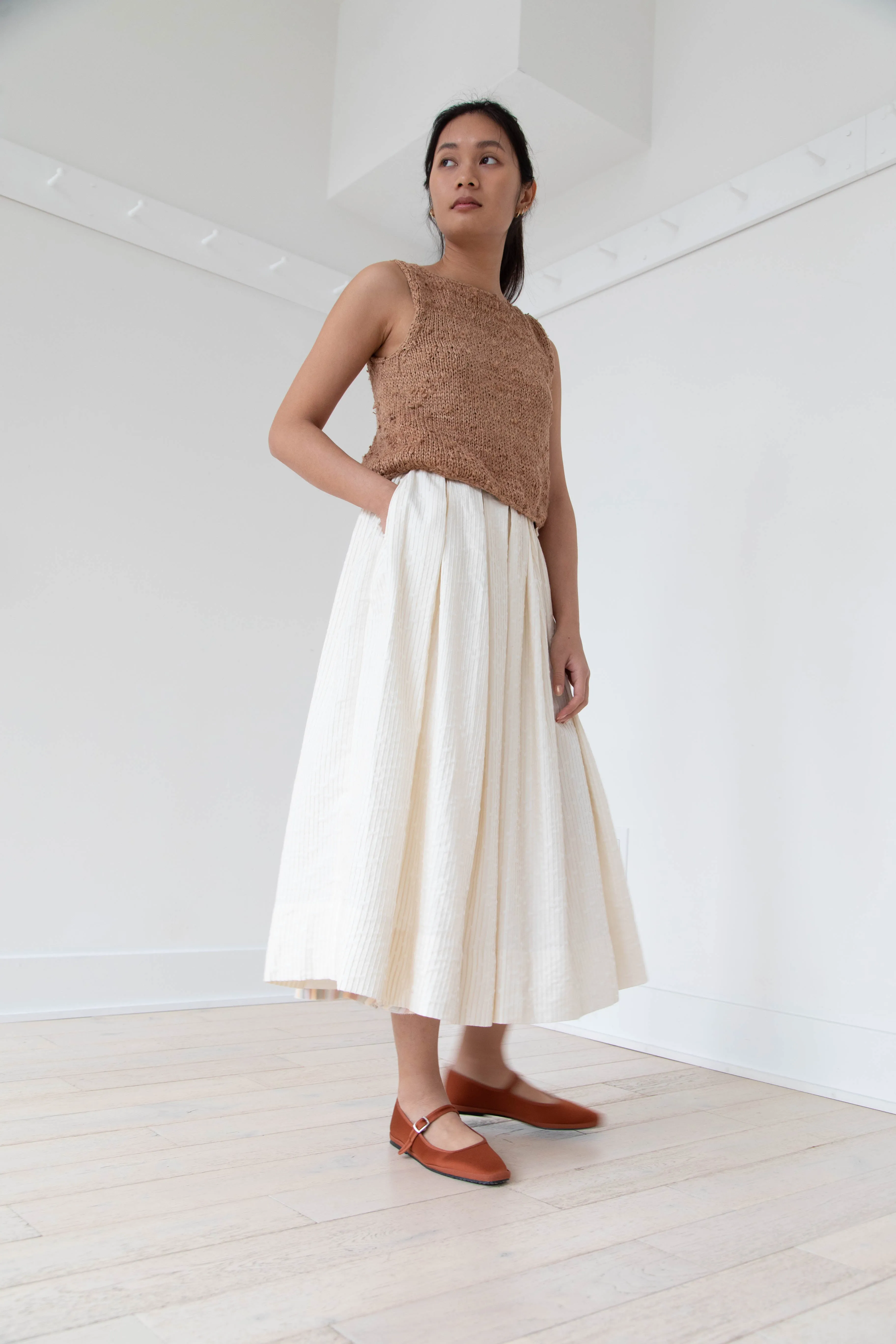 Unisecon | Perla Skirt in Cream