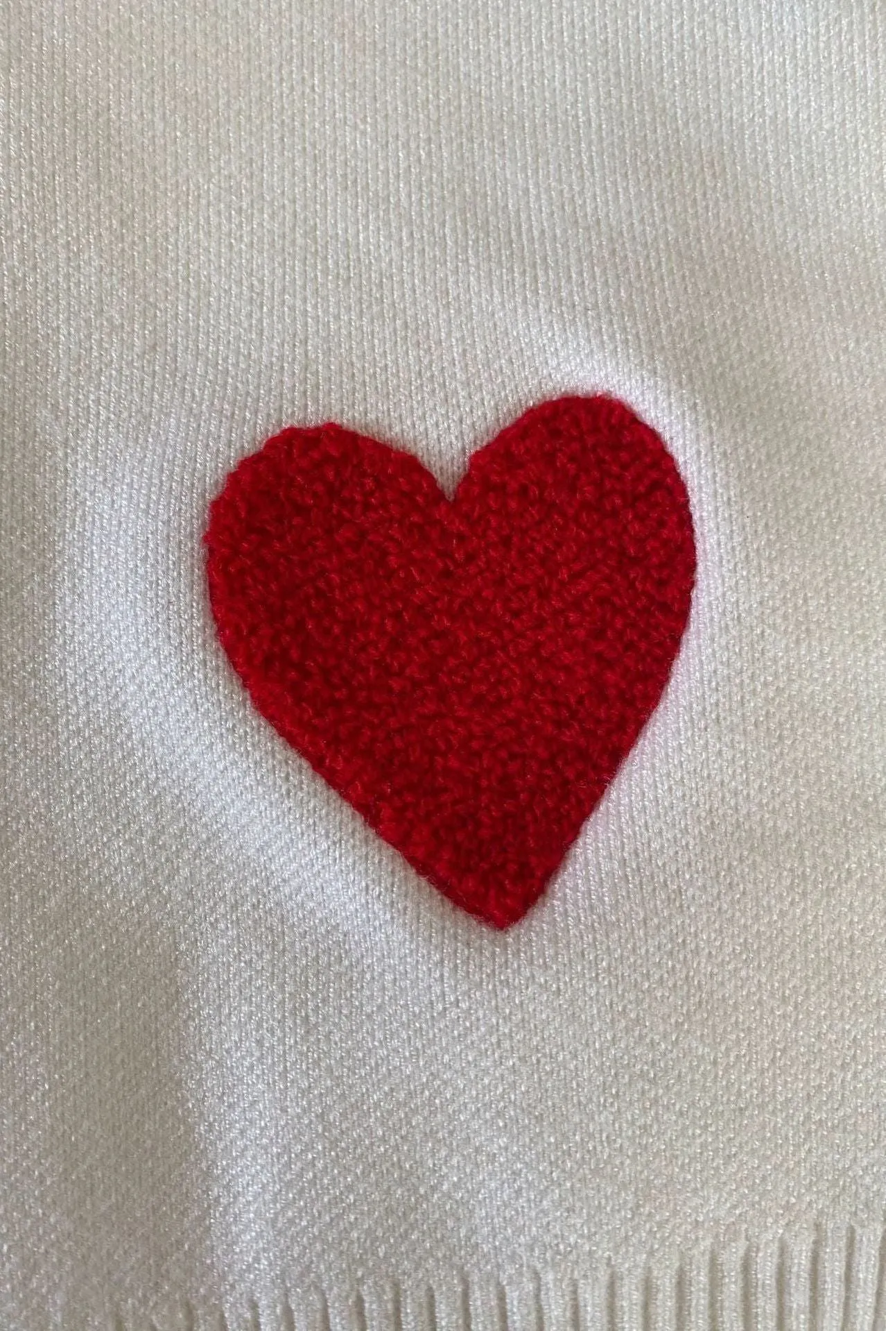 Valentines Red hearts casual sweater