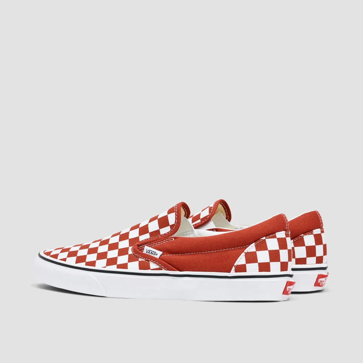 Vans Classic Slip-On Colour Theory Shoes - Checkerboard Bossa Nova