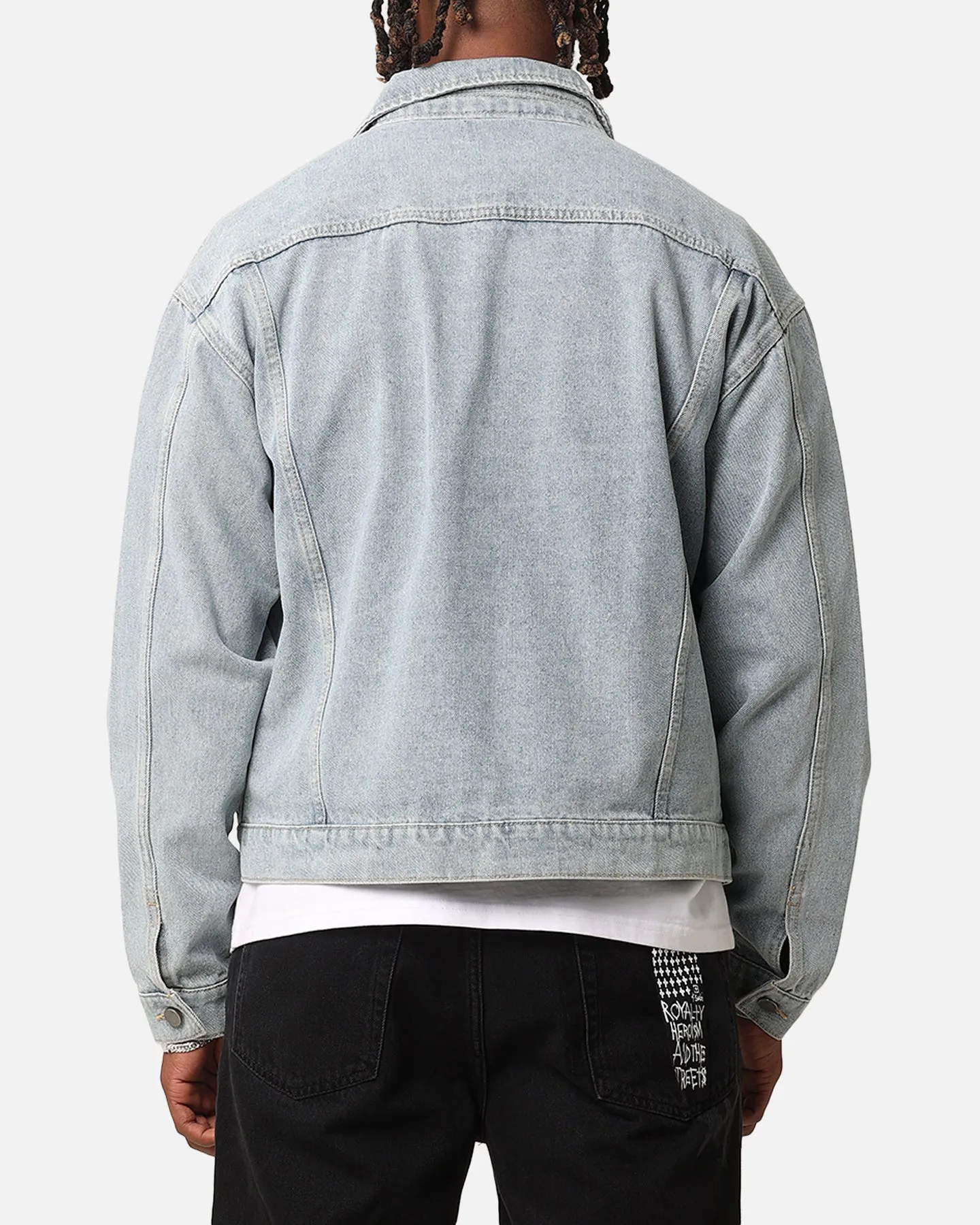 XXIII Classic Trucker Denim Jacket Superwash Blue